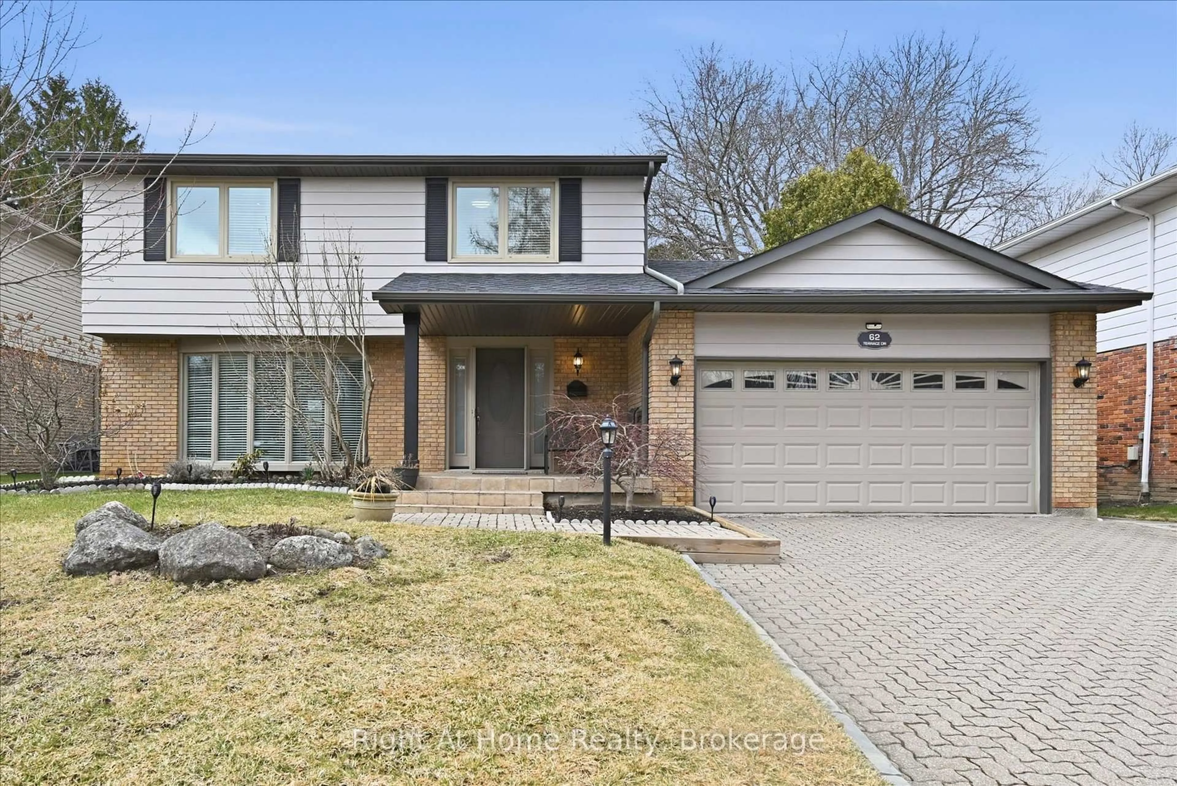 Home with brick exterior material, street for 62 Terrace Dr, Hamilton Ontario L9H 3X2