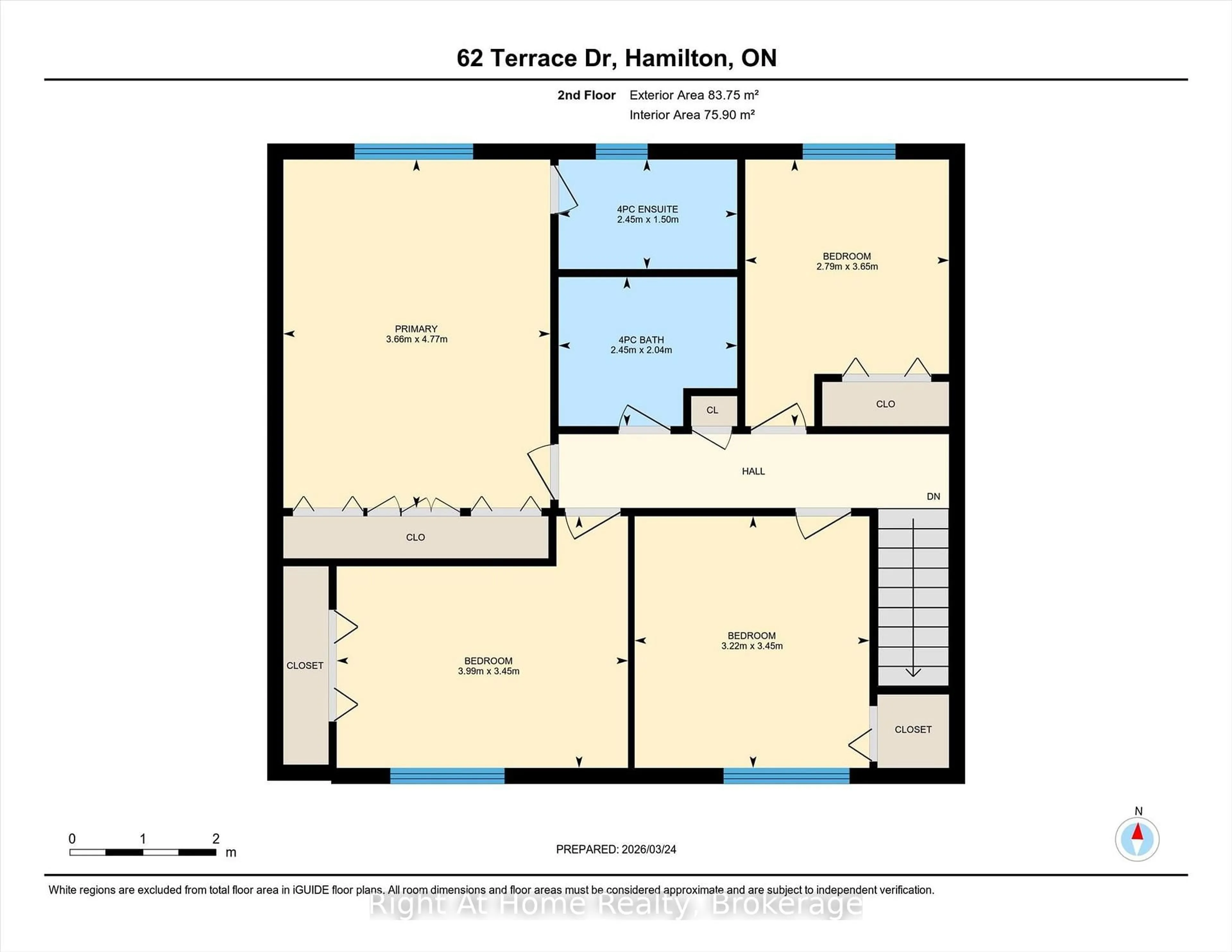 Floor plan for 62 Terrace Dr, Hamilton Ontario L9H 3X2