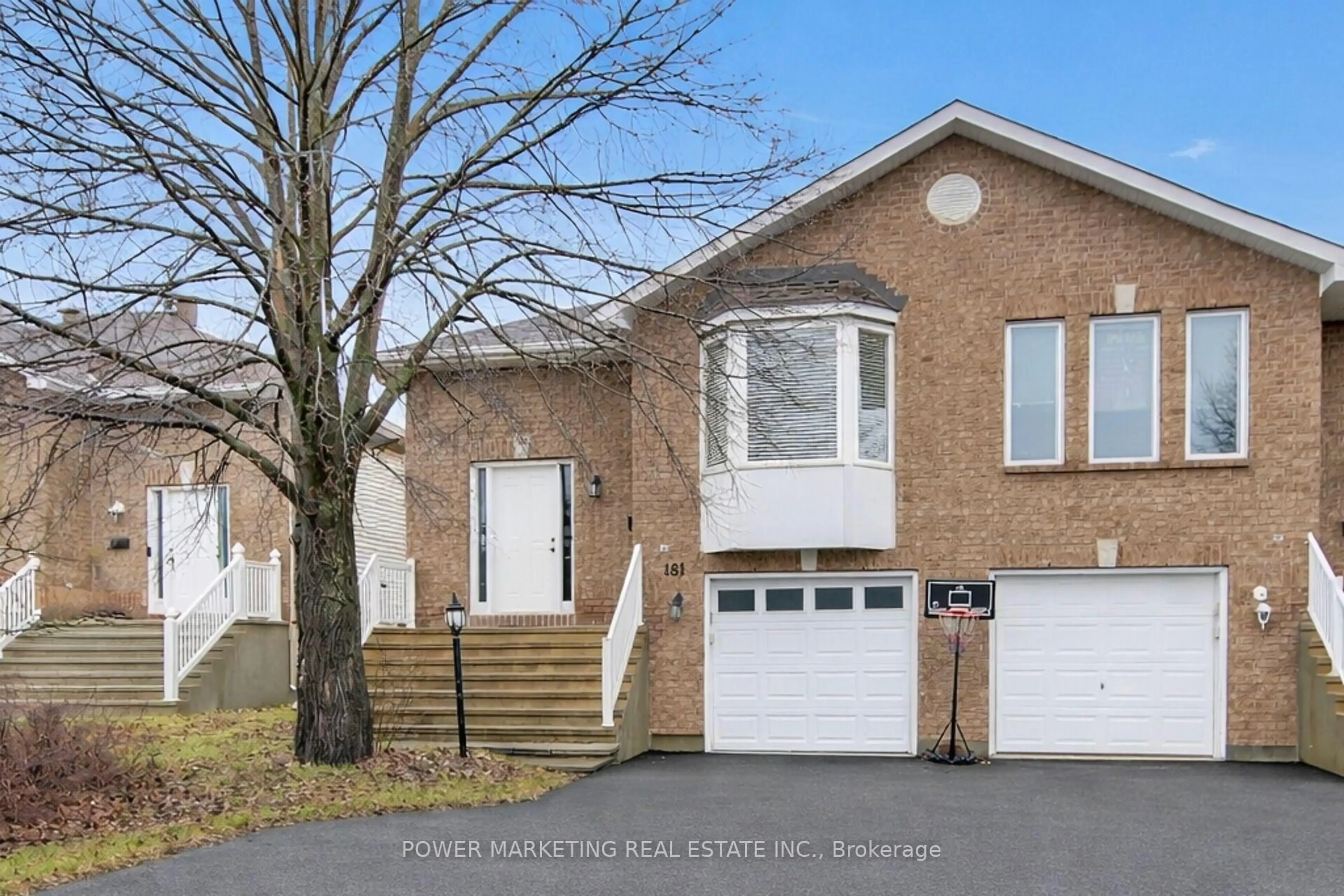 Home with brick exterior material, street for 181 MOUNTSHANNON Dr, Ottawa Ontario K2J 4N1
