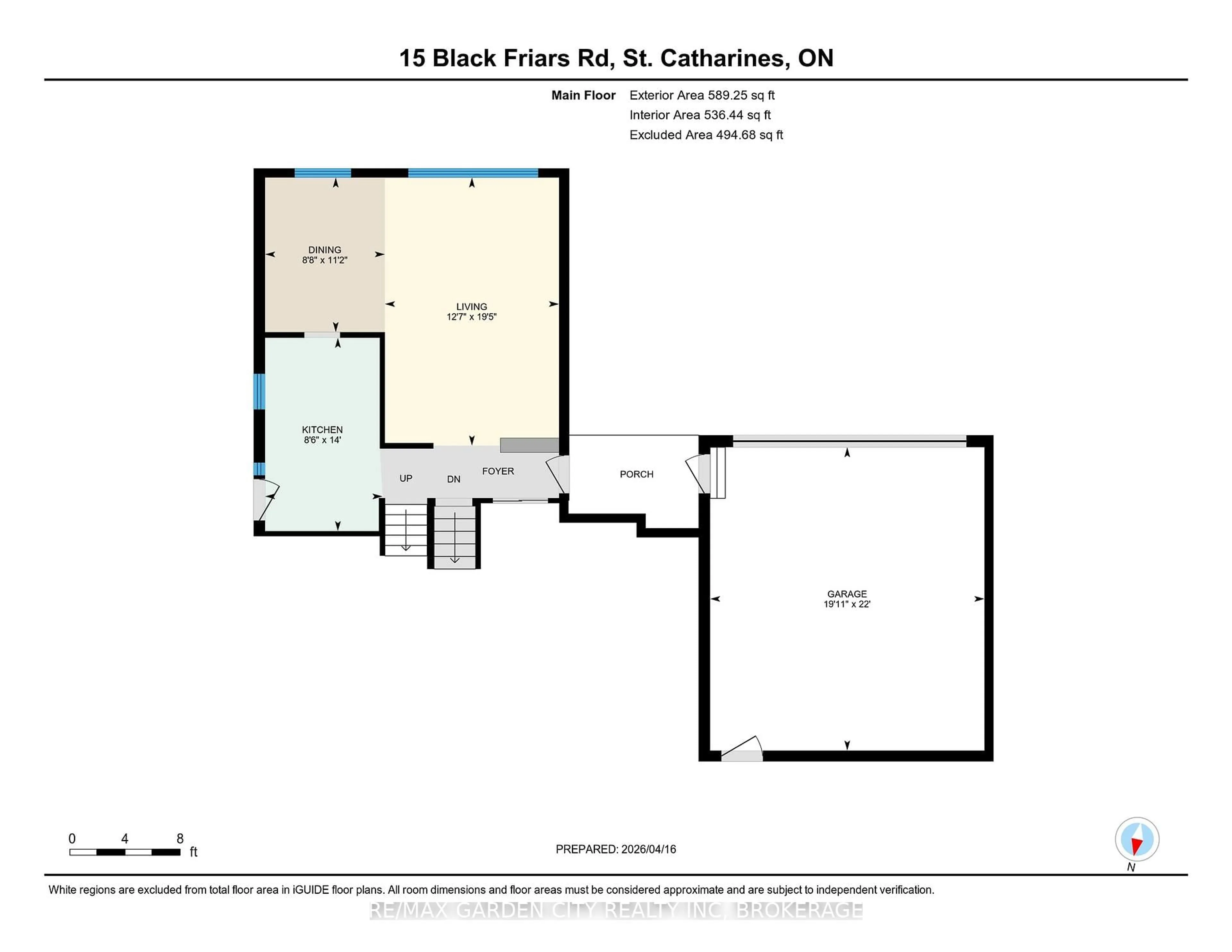 Floor plan for 15 Black Friars Rd, St. Catharines Ontario L2N 2M8