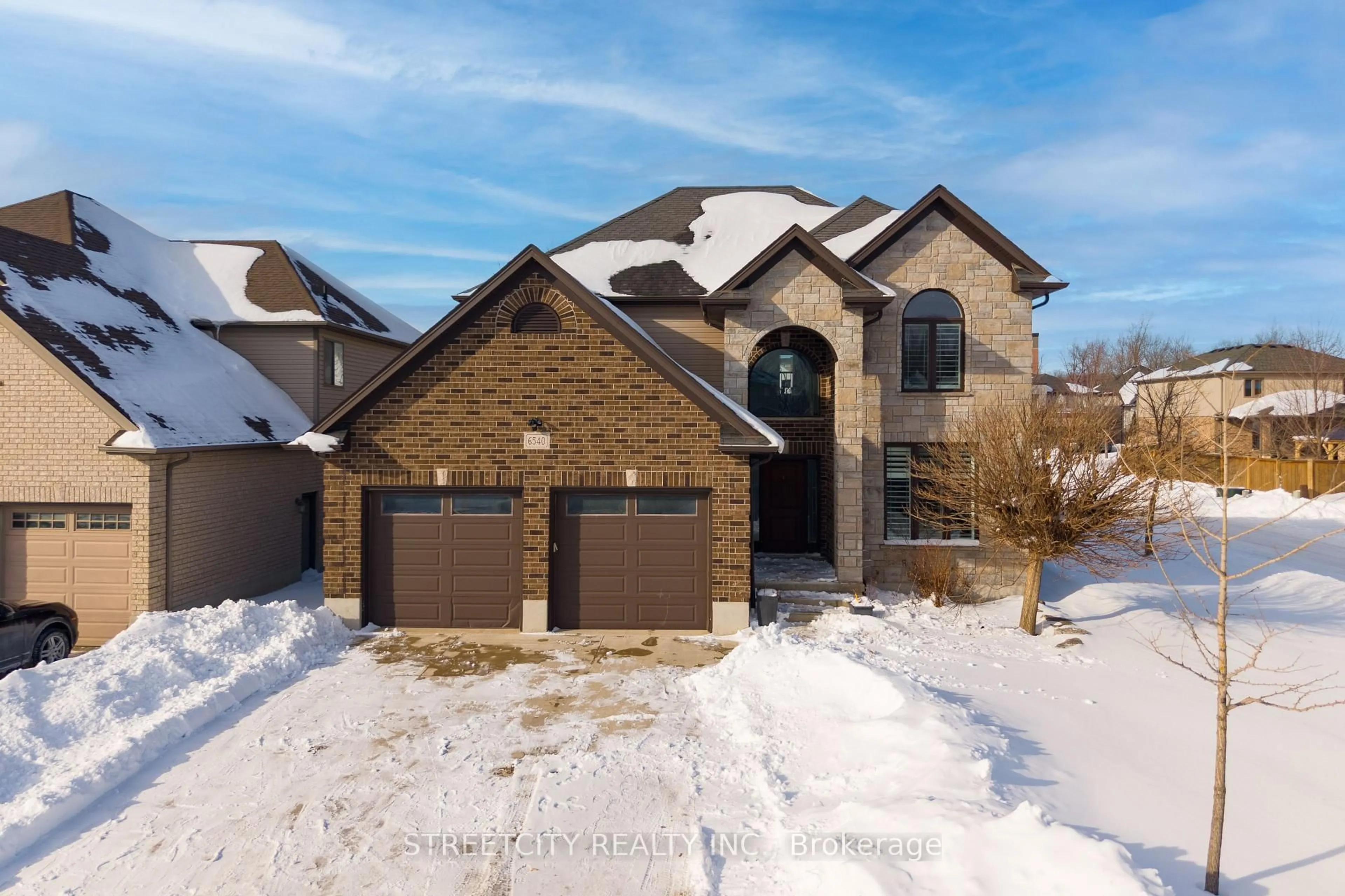 Home with brick exterior material, street for 6540 Upper Canada Cross, London South Ontario N6P 0B9
