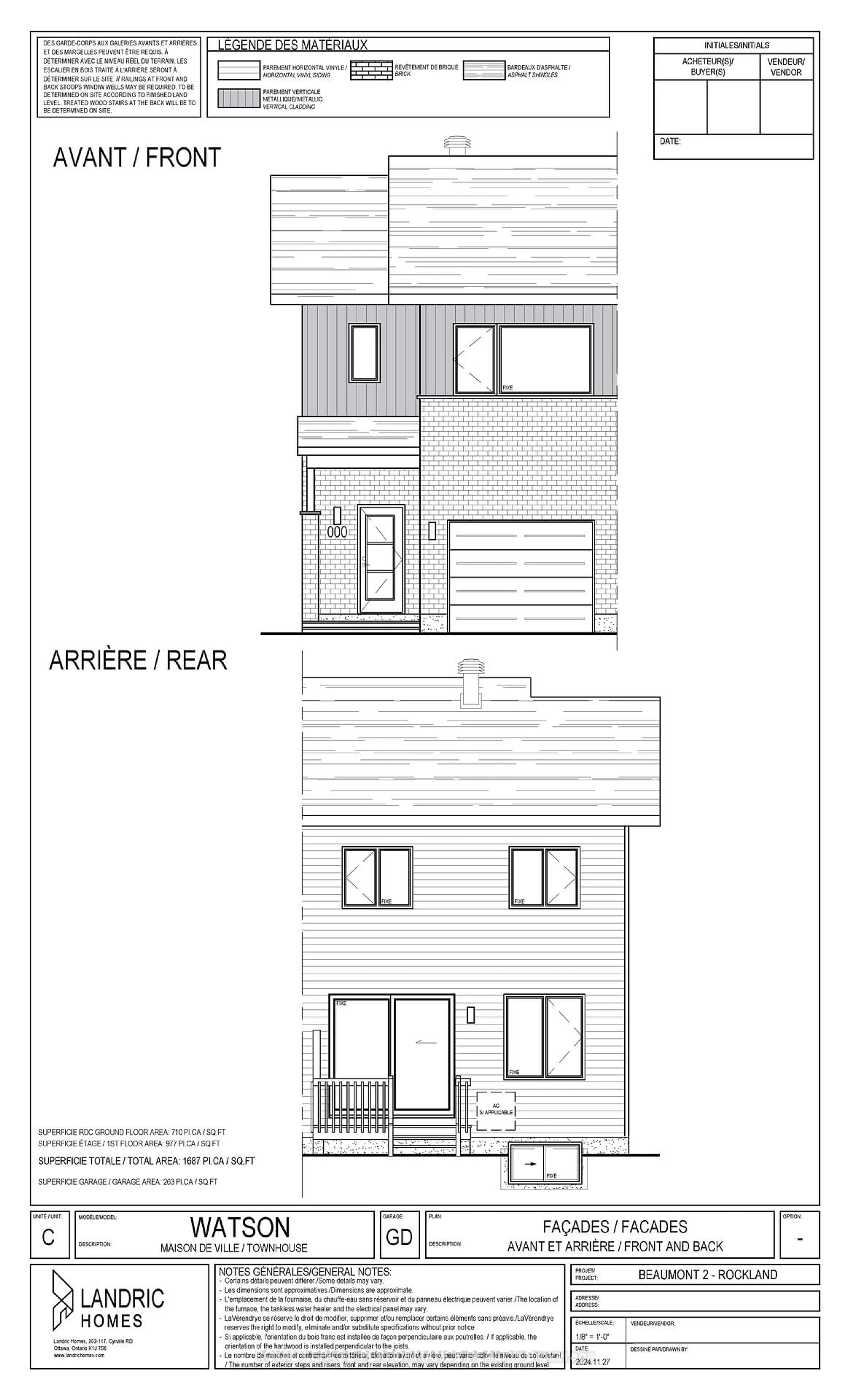 Floor plan for 2416 Gray Cres, Clarence-Rockland Ontario K4K 0H3