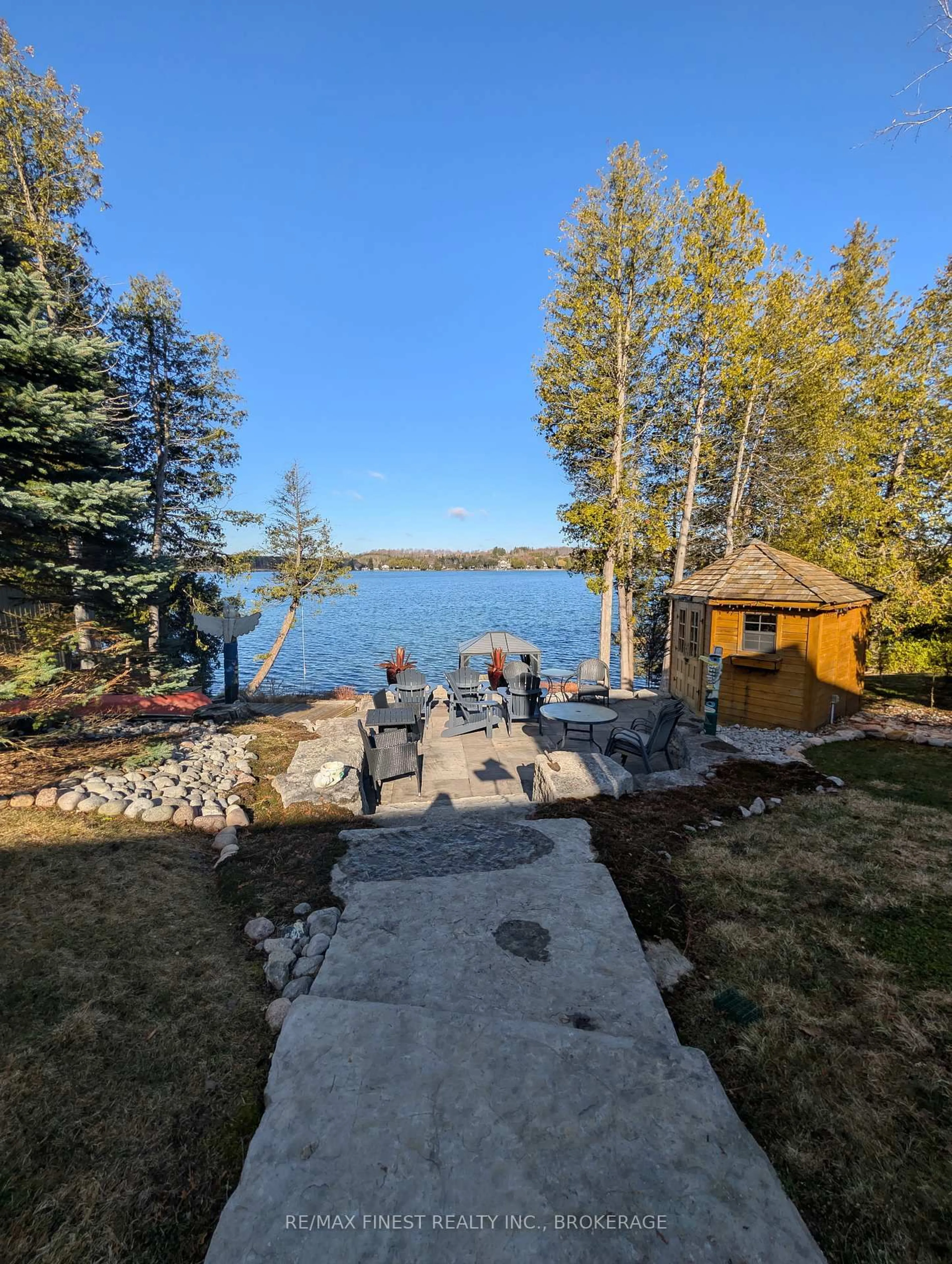 A pic from outside/outdoor area/front of a property/back of a property/a pic from drone, water/lake/river/ocean view for 50 Reddick Rd, Cramahe Ontario K0K 1S0