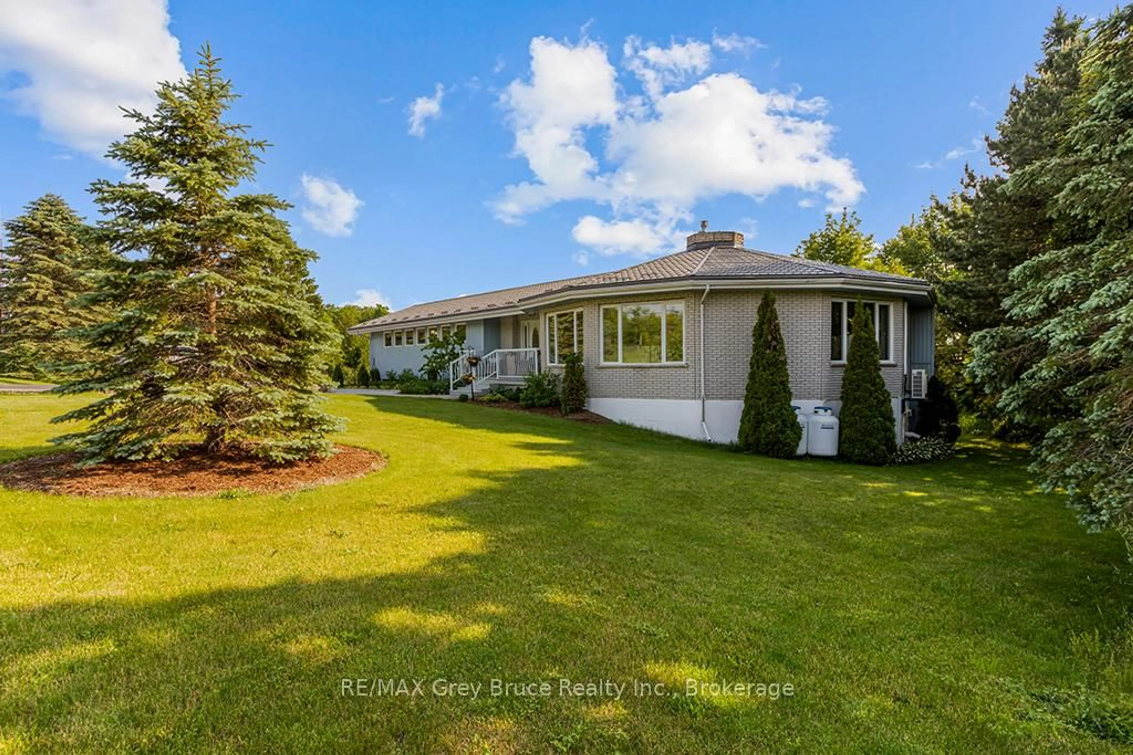 A pic from outside/outdoor area/front of a property/back of a property/a pic from drone, water/lake/river/ocean view for 15 Isthmus bay Rd, Northern Bruce Peninsula Ontario N0H 1W0