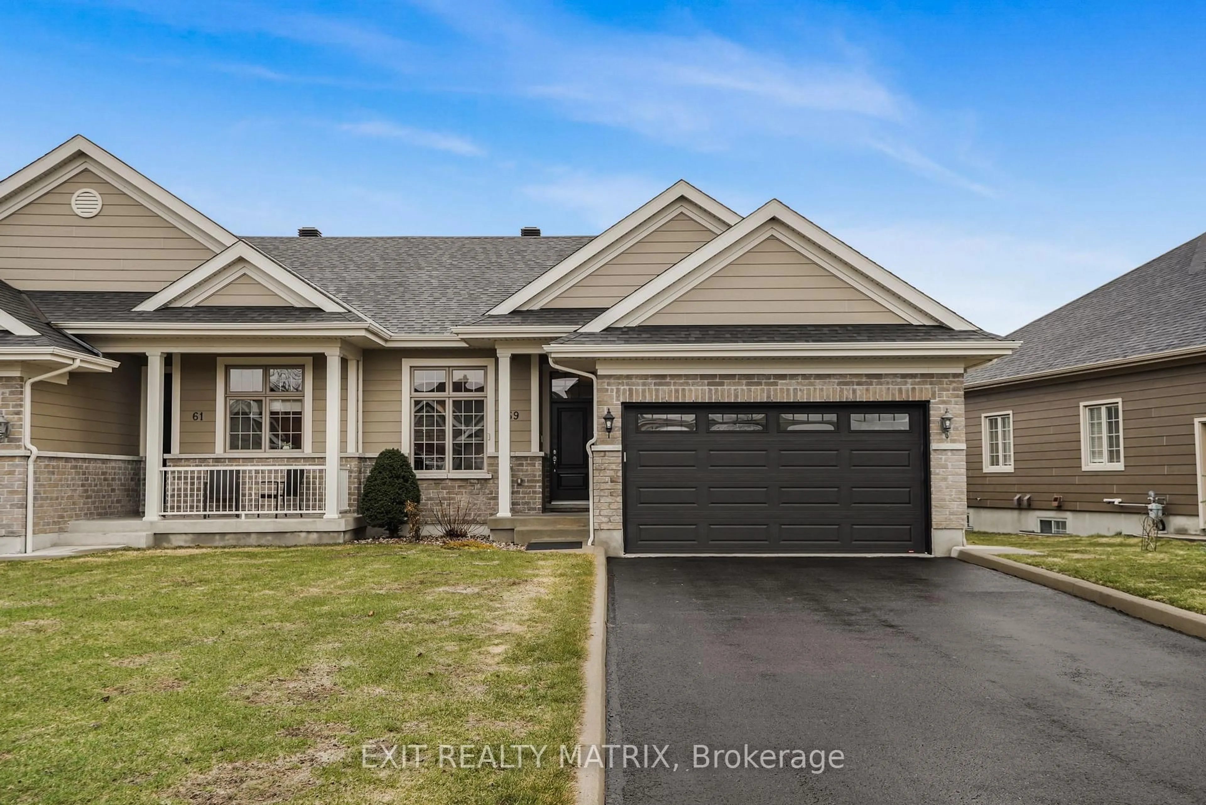 Home with vinyl exterior material, street for 59 Pilon St, Champlain Ontario K0B 1K0