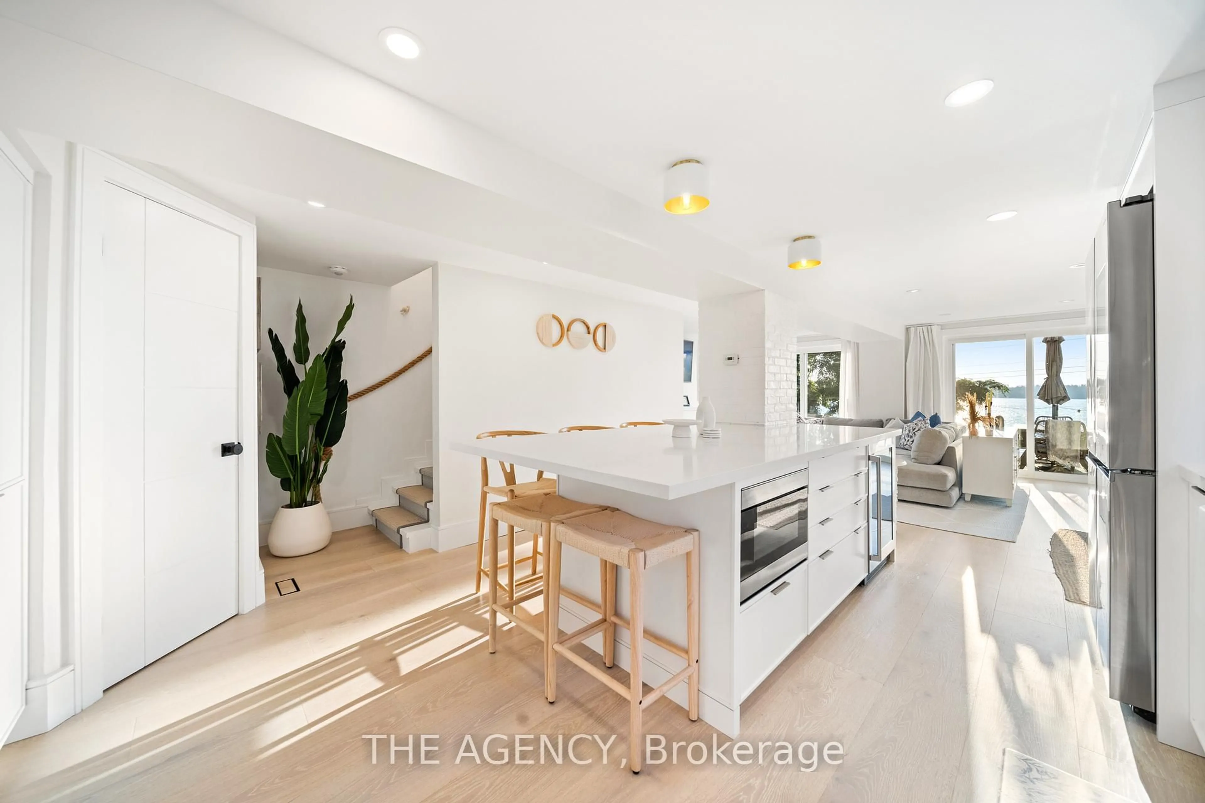 Open concept kitchen, ceramic/tile floor for 11 Fifth St, Kawartha Lakes Ontario K0M 1L0