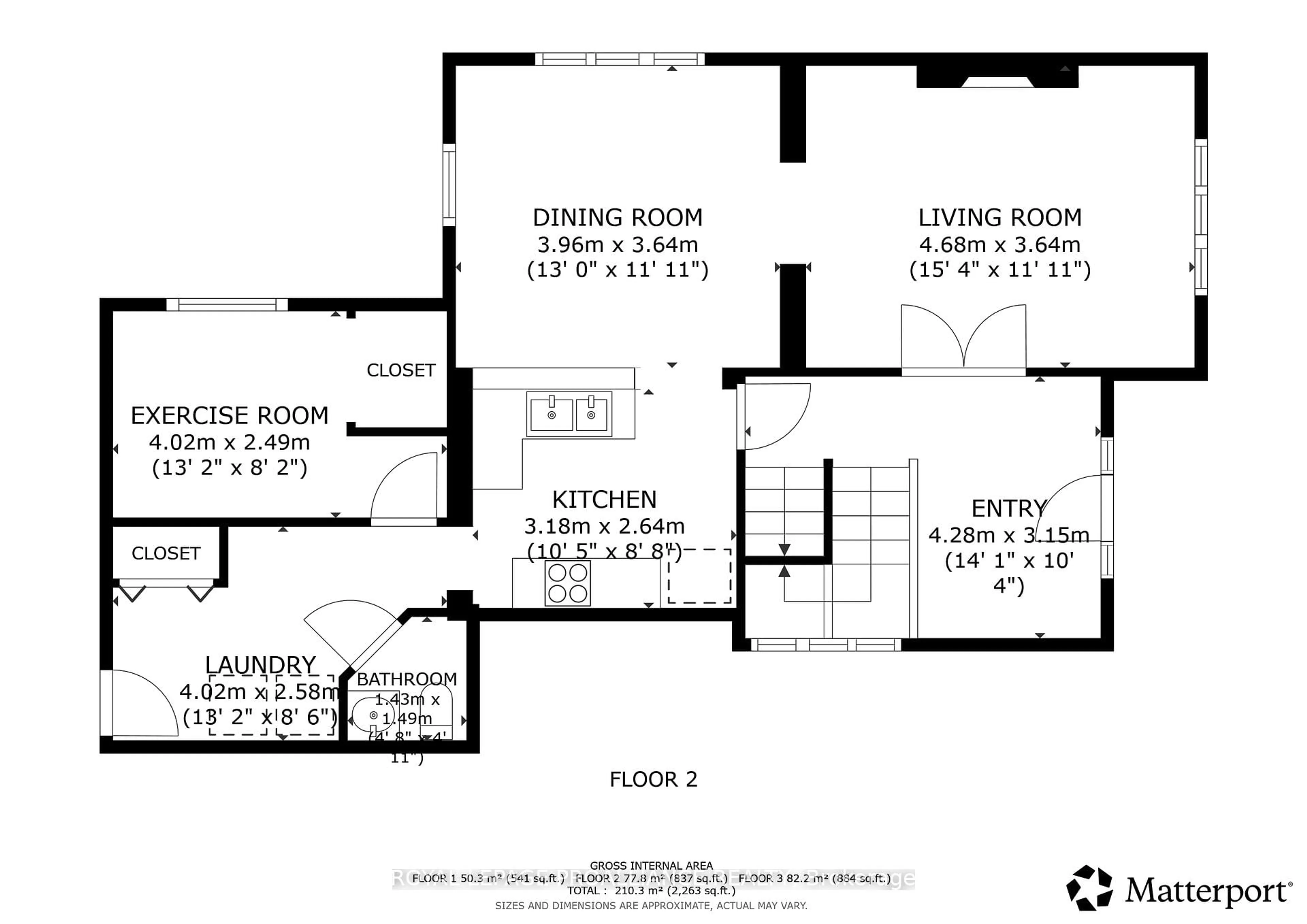 Floor plan for 30 Catharine St, Belleville Ontario K8P 1L5