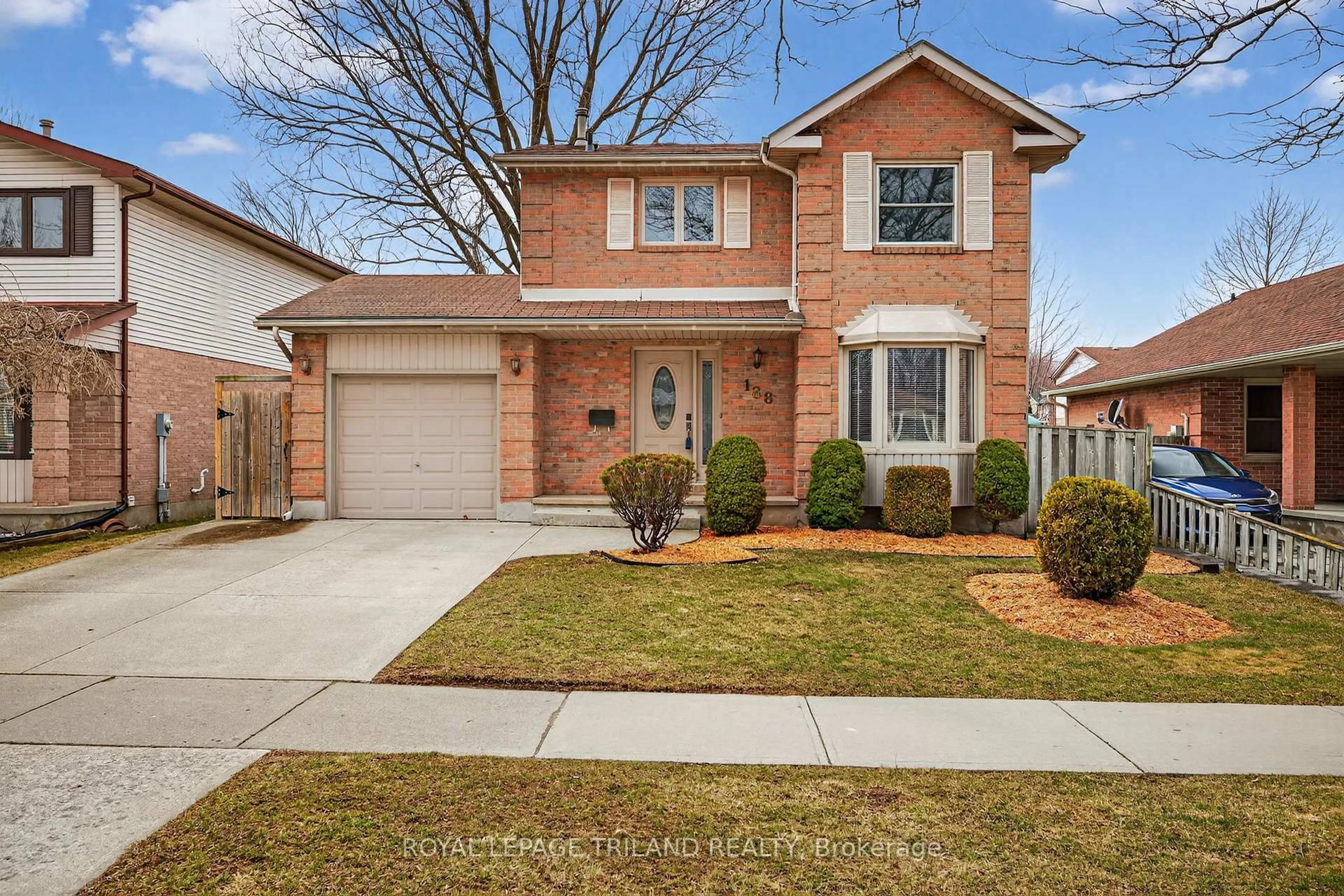 Home with brick exterior material, street for 188 Clara Cres, London South Ontario N6E 3H2