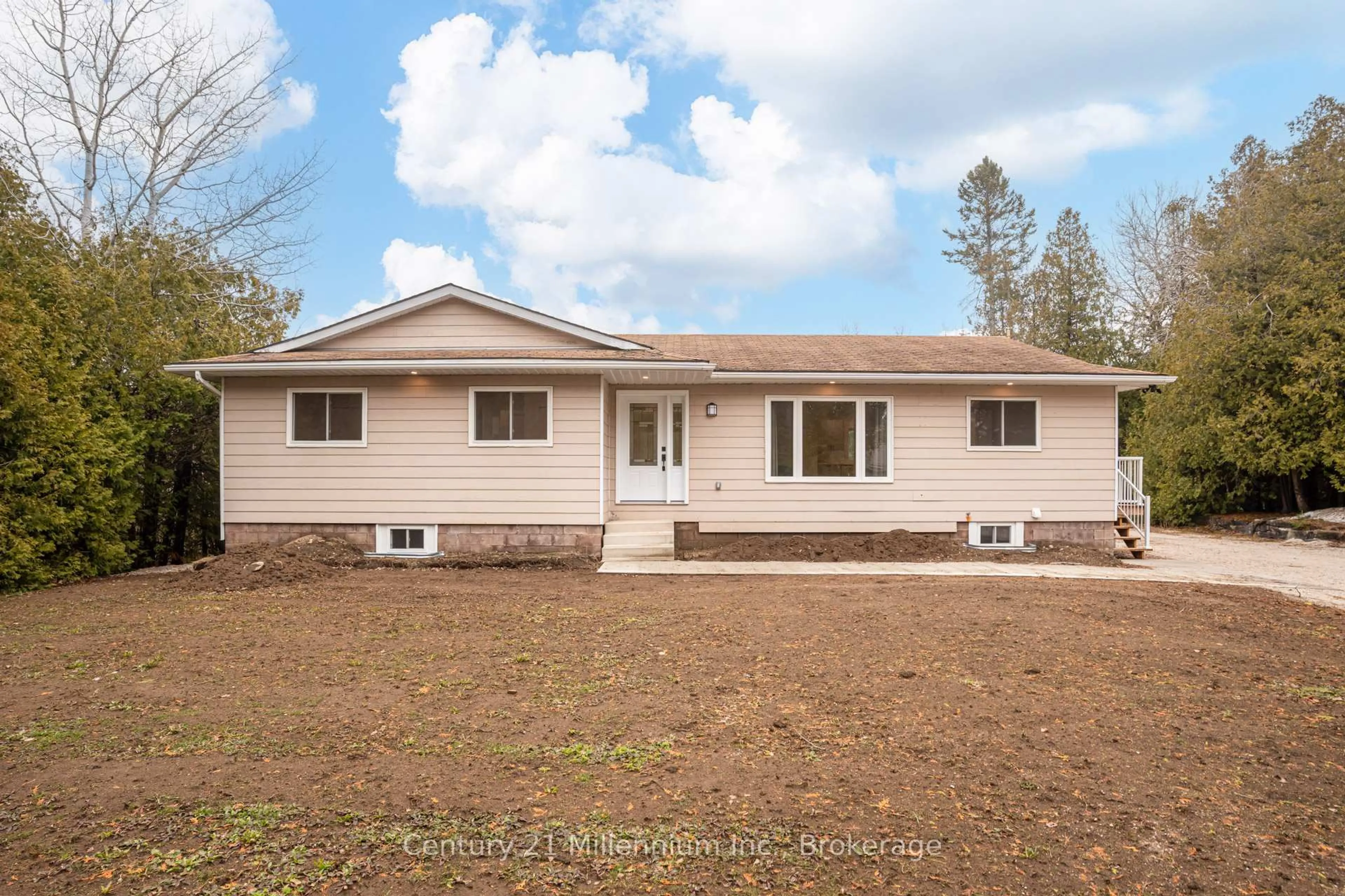 Home with vinyl exterior material, street for 12 Nicholas St, Northern Bruce Peninsula Ontario N0H 2G0