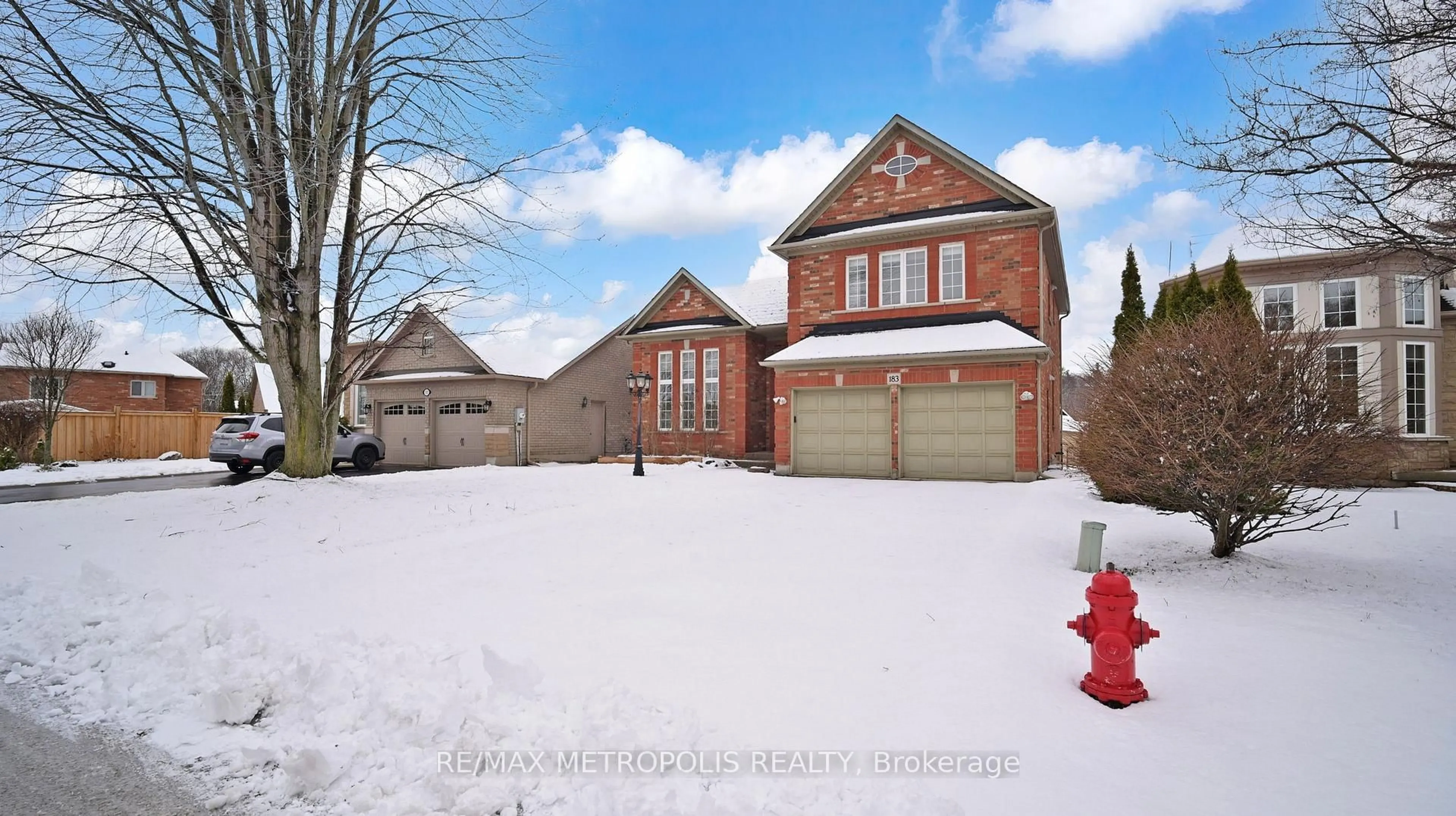 Home with brick exterior material, street for 183 Valmont Crt, Hamilton Ontario L9G 5A1