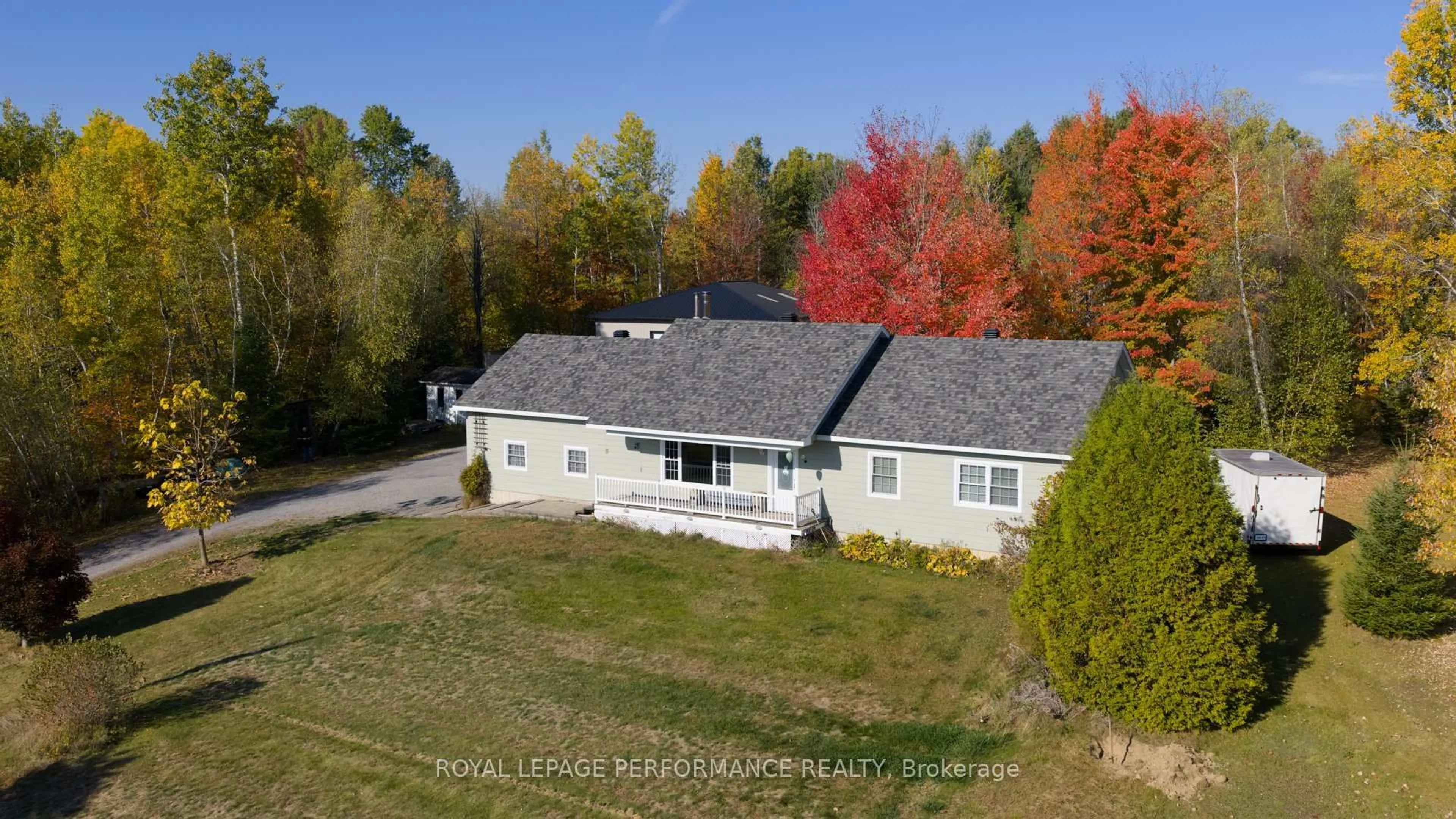 A pic from outside/outdoor area/front of a property/back of a property/a pic from drone, building for 2150 County Road 14 Rd, Hawkesbury Ontario K0B 1B0