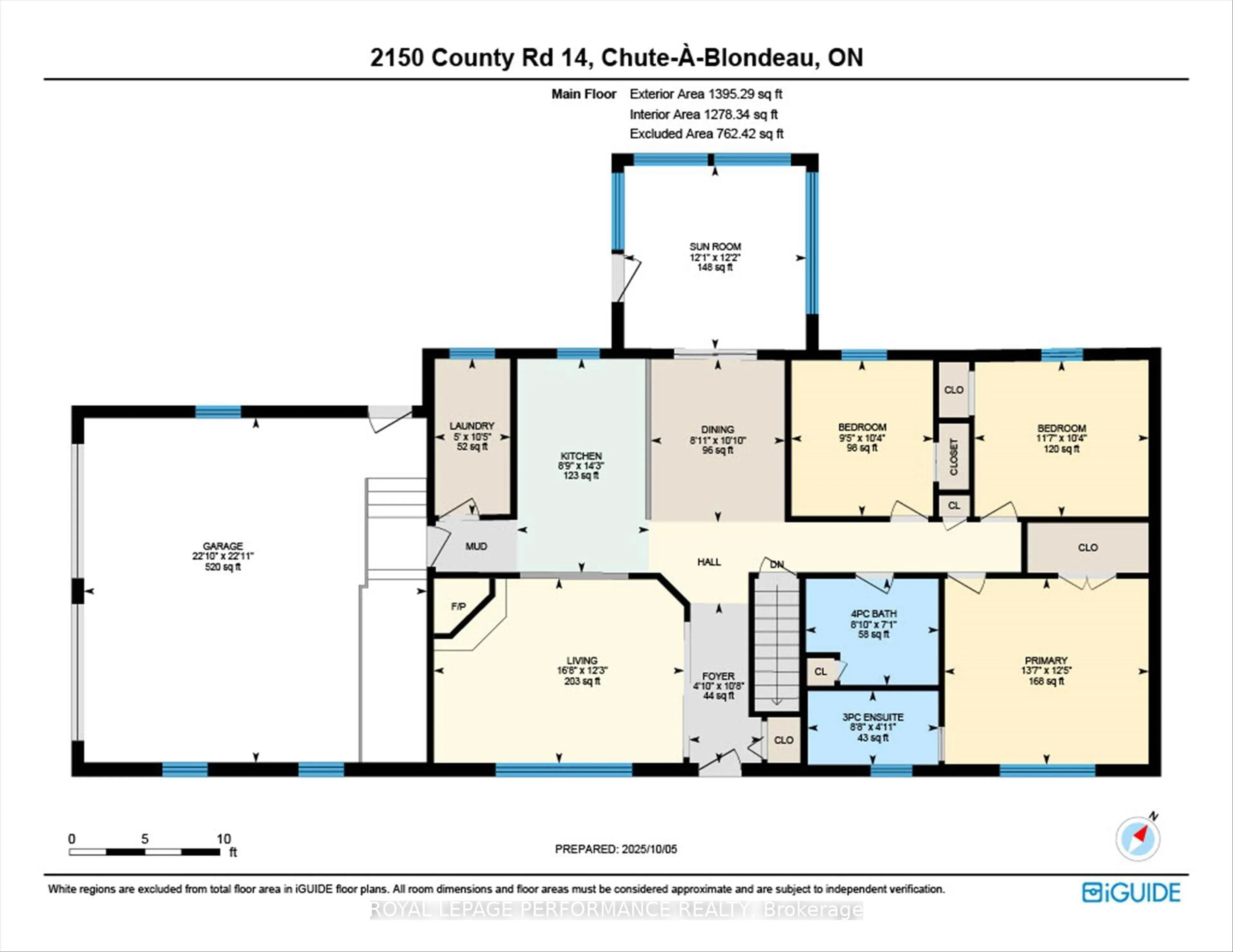 Floor plan for 2150 County Road 14 Rd, Hawkesbury Ontario K0B 1B0