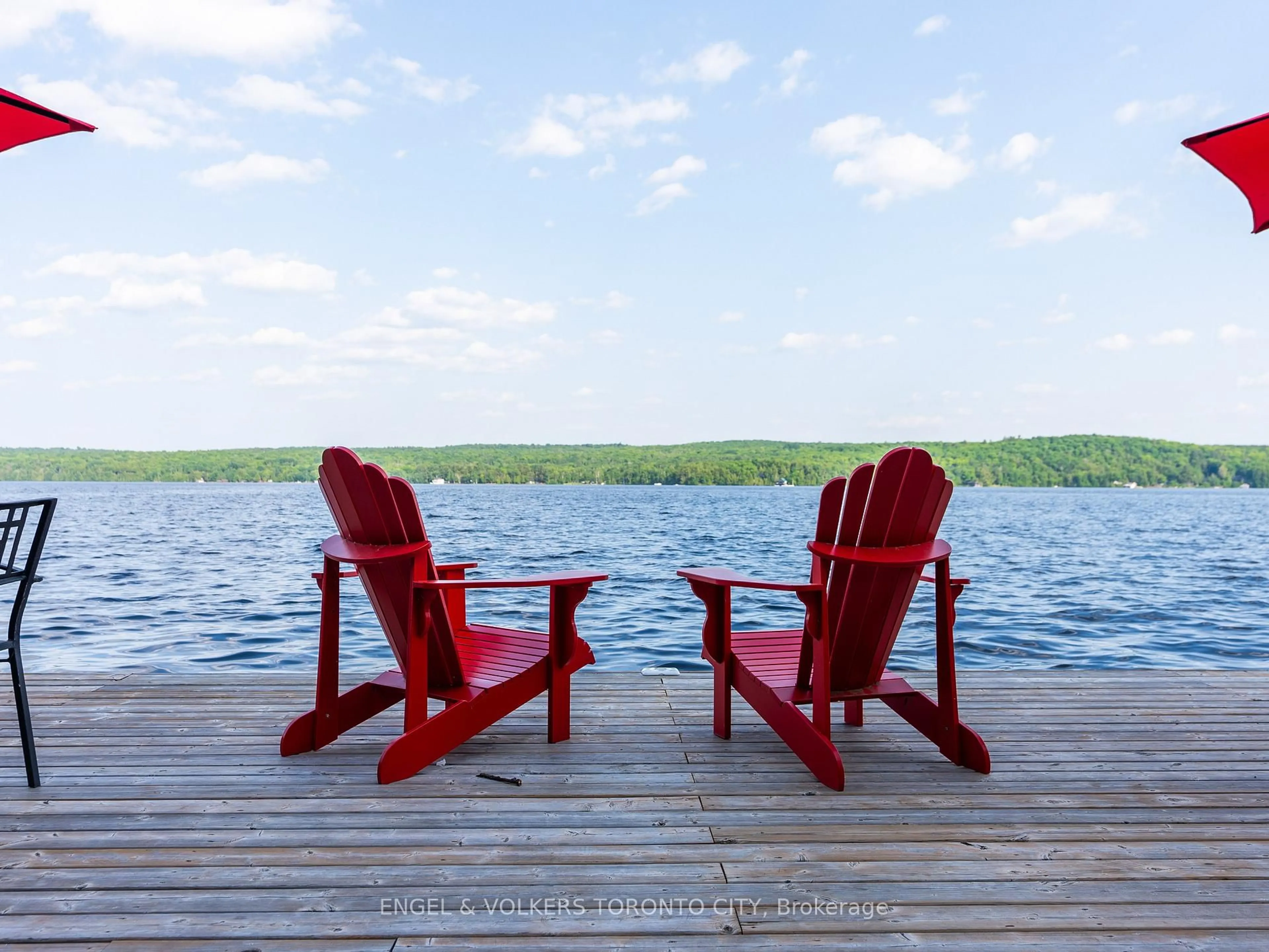 Patio, water/lake/river/ocean view for 12 Bigwin Island #319, Lake of Bays Ontario P0B 1A0