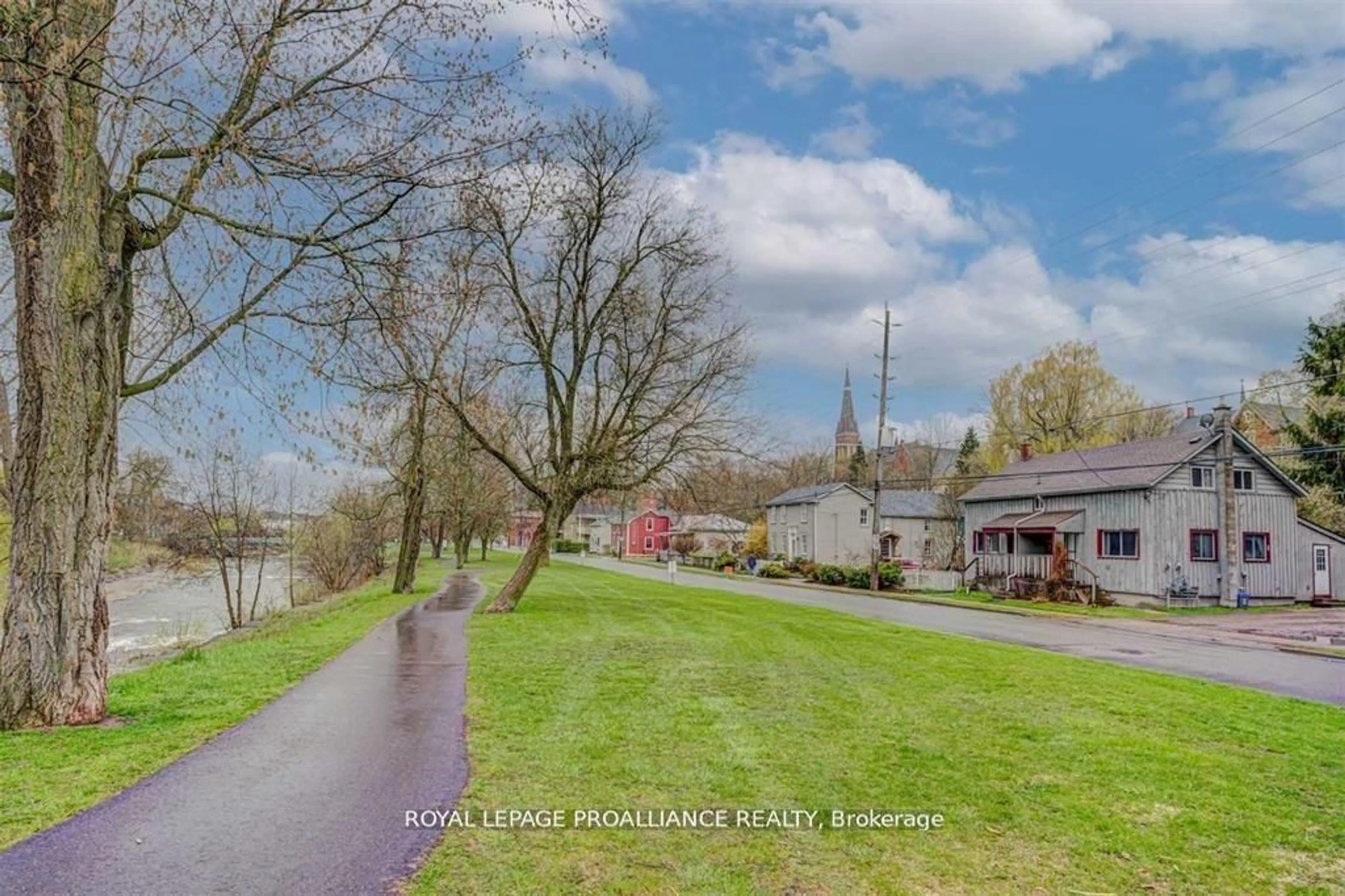 A pic from outside/outdoor area/front of a property/back of a property/a pic from drone, water/lake/river/ocean view for 90-92 Cavan St, Port Hope Ontario L1A 3B7