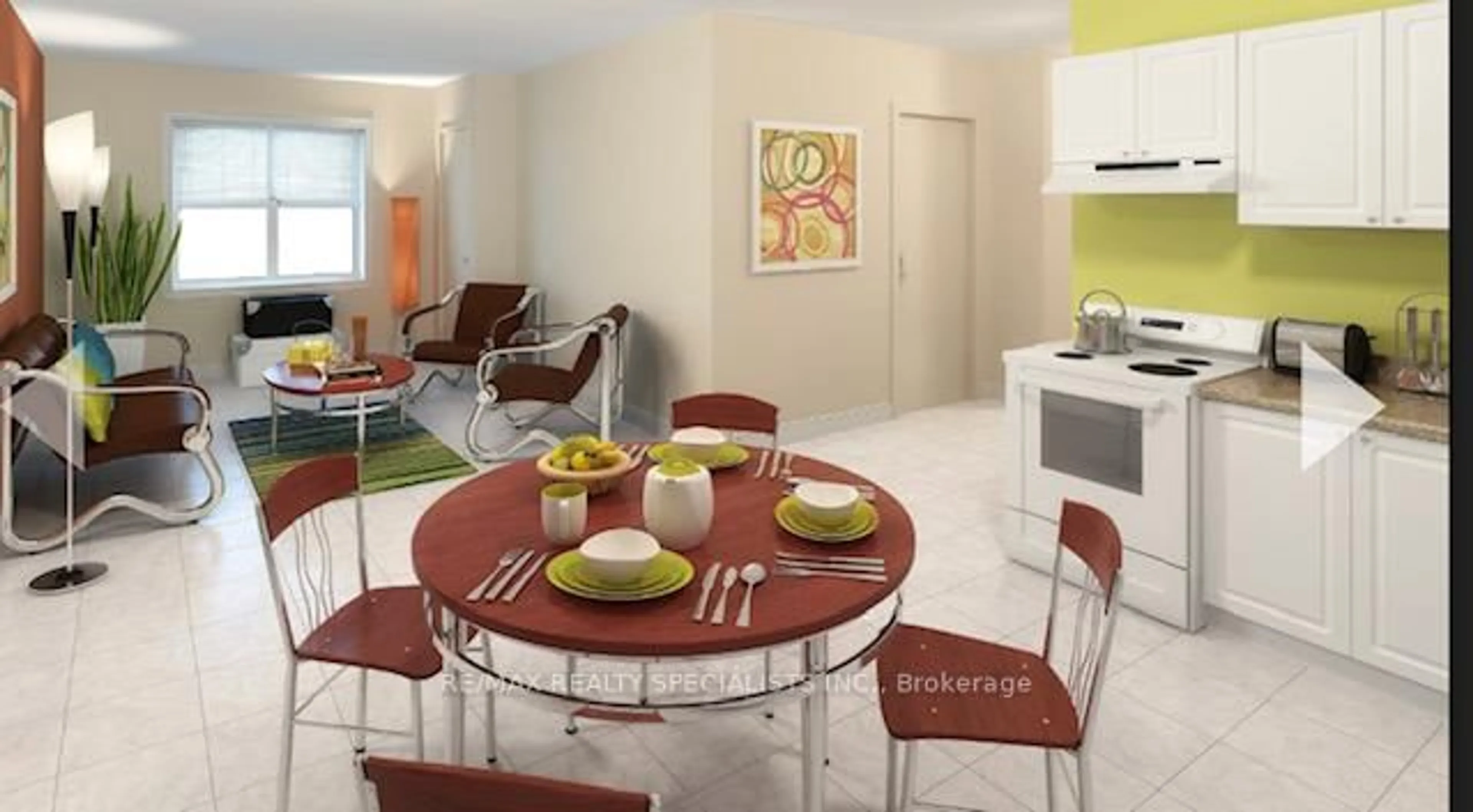 Dining room, ceramic/tile floor for 261 Lester St #203, Waterloo Ontario N2L 3W6