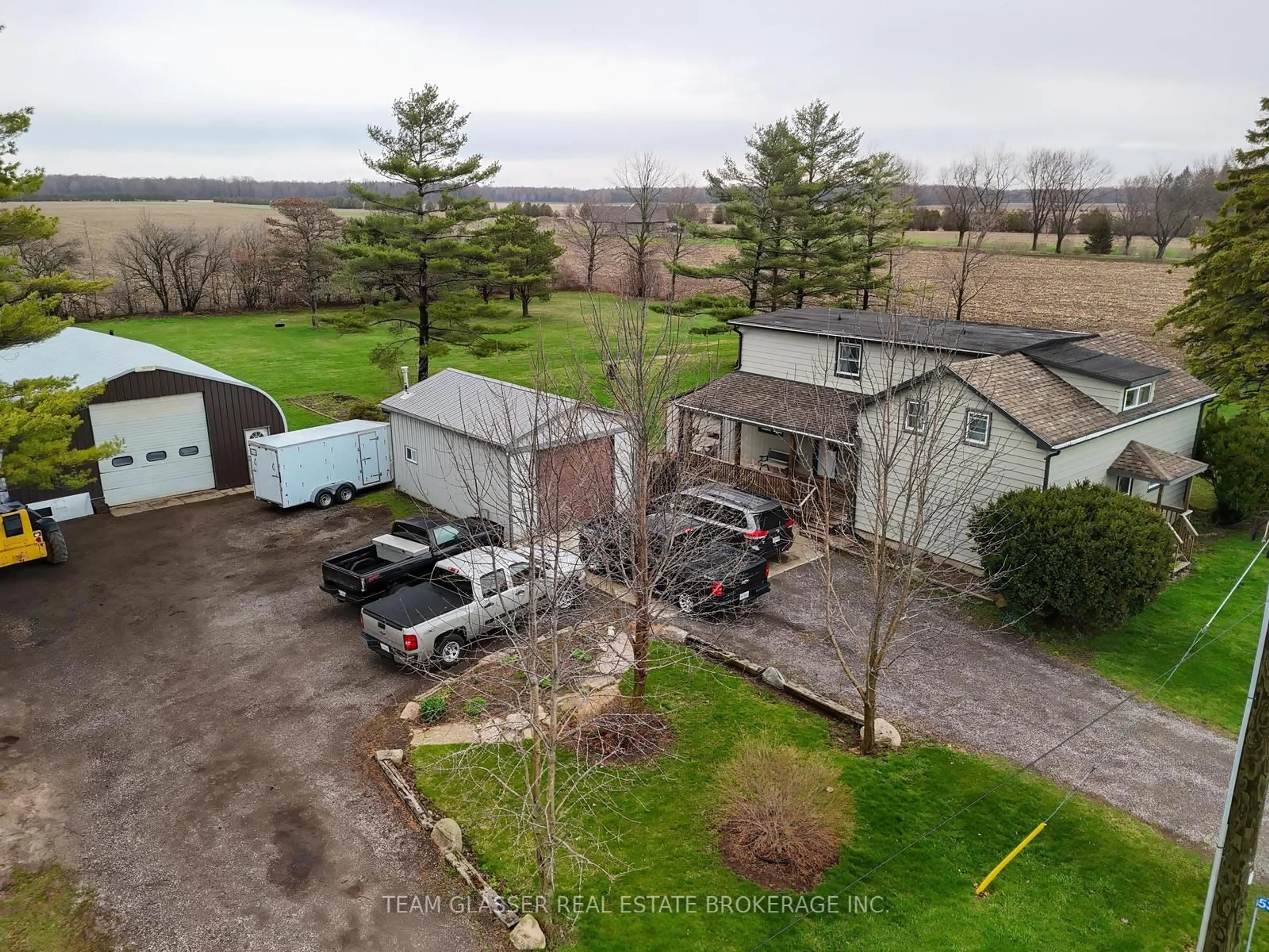 A pic from outside/outdoor area/front of a property/back of a property/a pic from drone, unknown for 53216 Nova Scotia Line, Malahide Ontario N0J 1T0