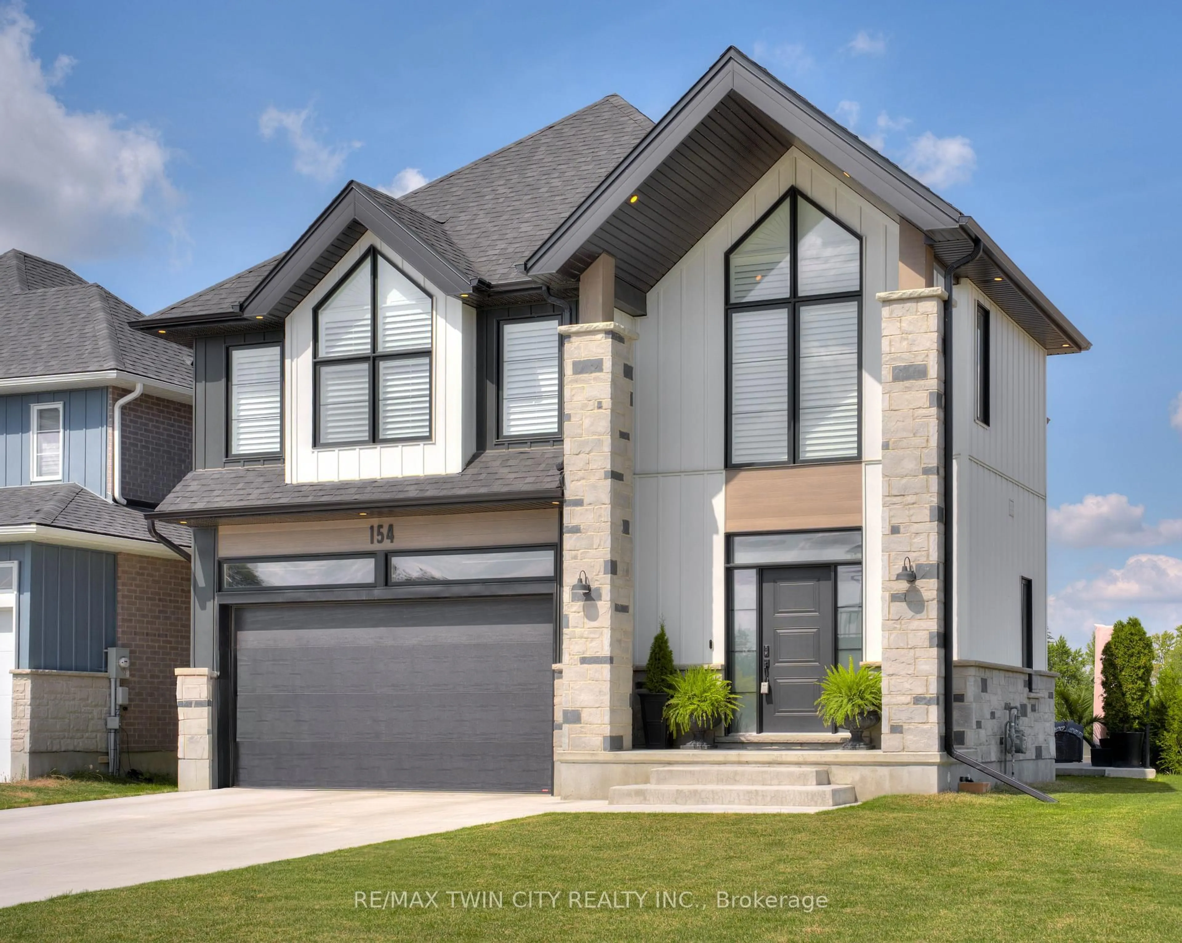 Home with brick exterior material, street for 154 Dempsey Dr, Stratford Ontario N5A 0R5