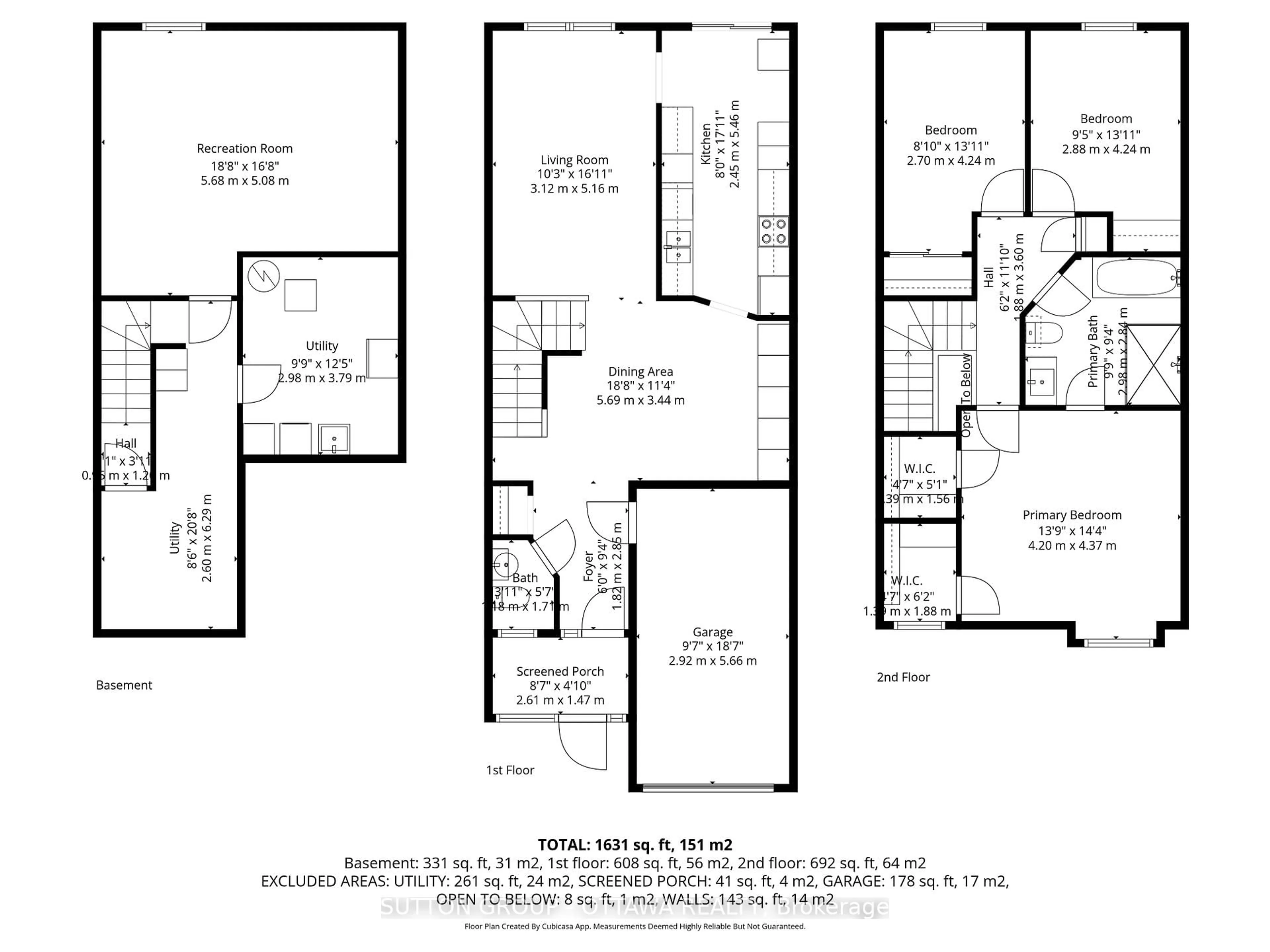 Floor plan for 814 Nesting Way, Orleans Ontario K4A 3X2