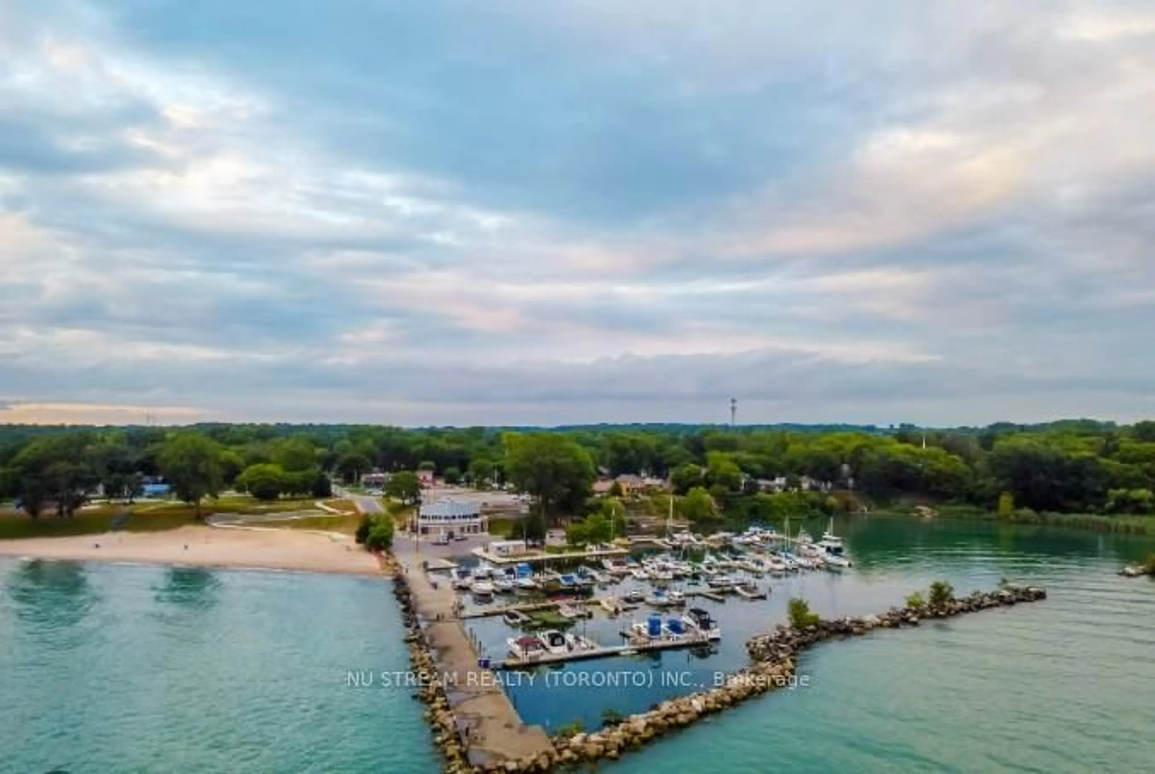 A pic from outside/outdoor area/front of a property/back of a property/a pic from drone, water/lake/river/ocean view for Lot42 Ambassador Beach Rd, Essex Ontario N0R 1G0