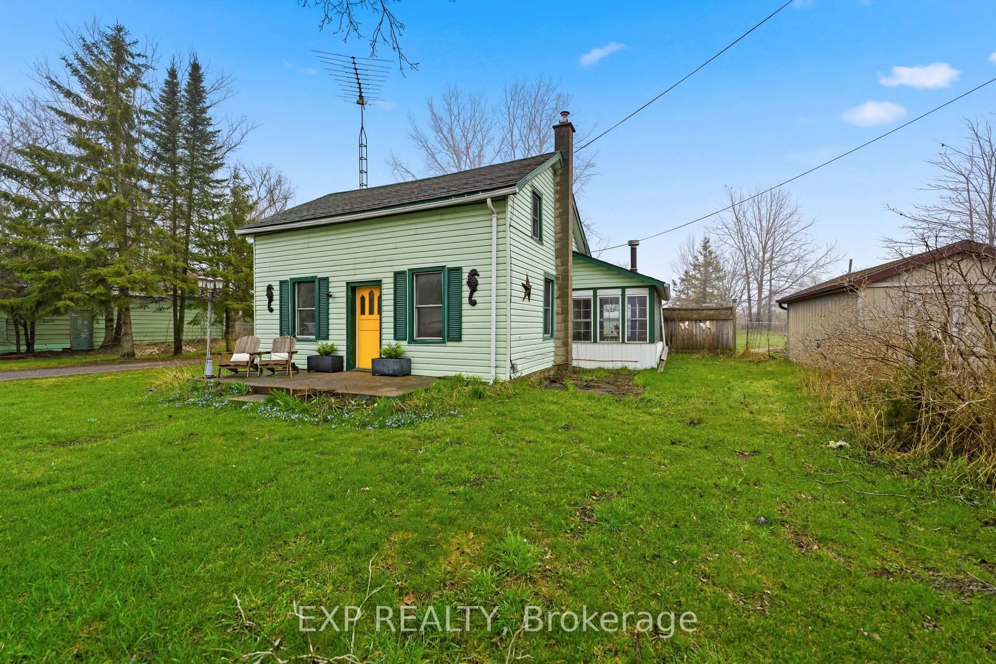 A pic from outside/outdoor area/front of a property/back of a property/a pic from drone, building for 52 County 1 Rd, Prince Edward County Ontario K0K 2T0