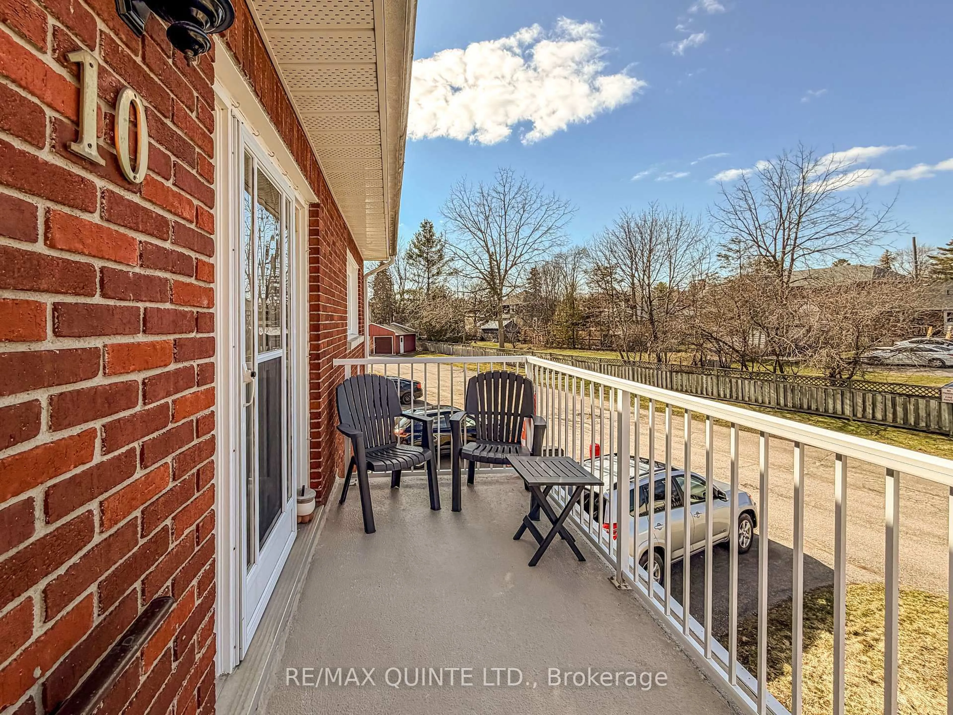 Patio, water/lake/river/ocean view for 179 Herchimer Ave #10, Belleville Ontario K8N 4G7