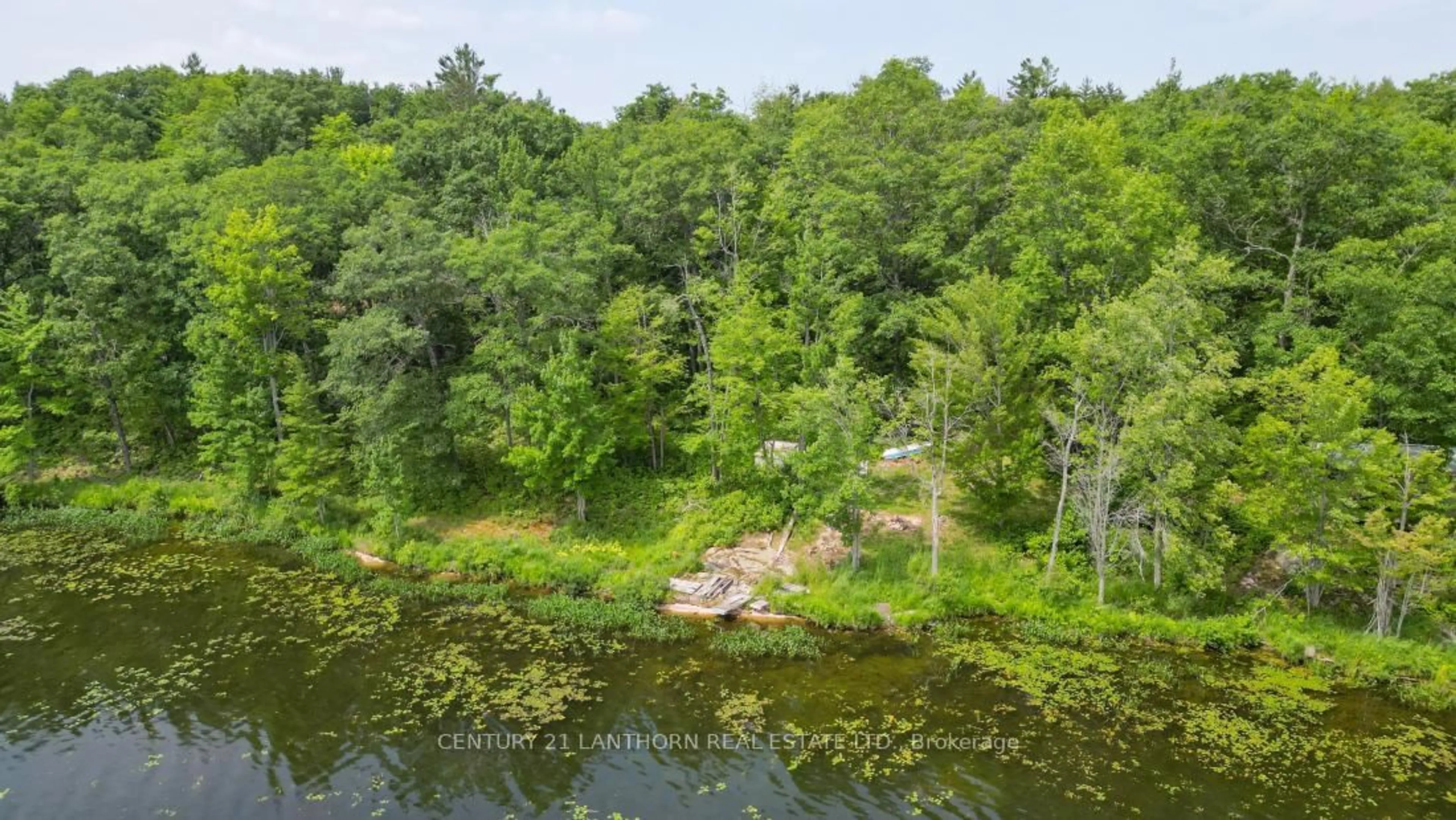 A pic from outside/outdoor area/front of a property/back of a property/a pic from drone, water/lake/river/ocean view for 656 A Yarrow Lane, Madoc Ontario K0K 2K0