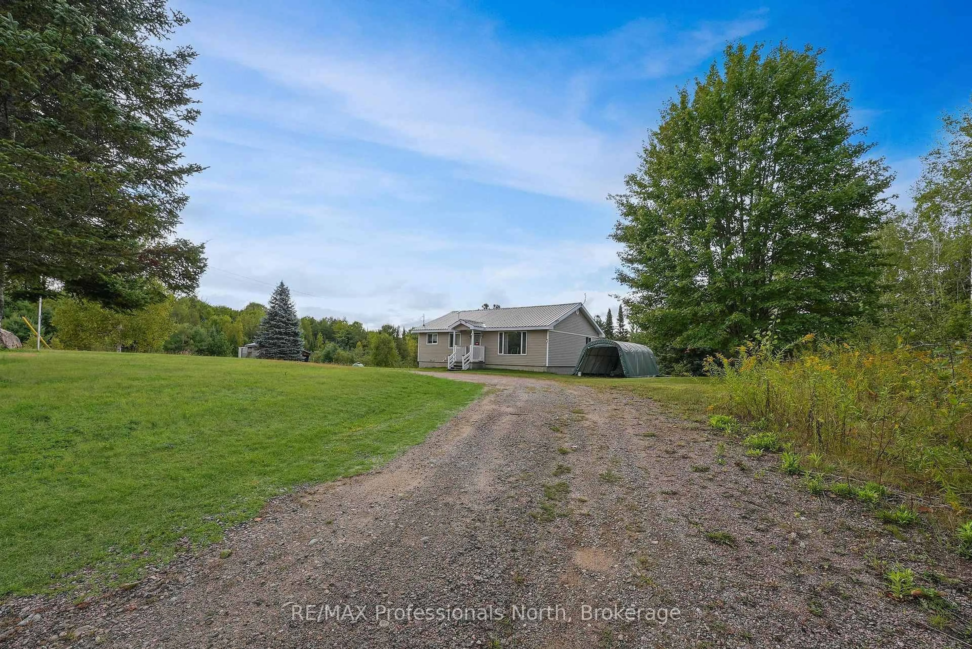 A pic from outside/outdoor area/front of a property/back of a property/a pic from drone, water/lake/river/ocean view for 4072 Gelert Rd, Minden Hills Ontario K0M 2K0