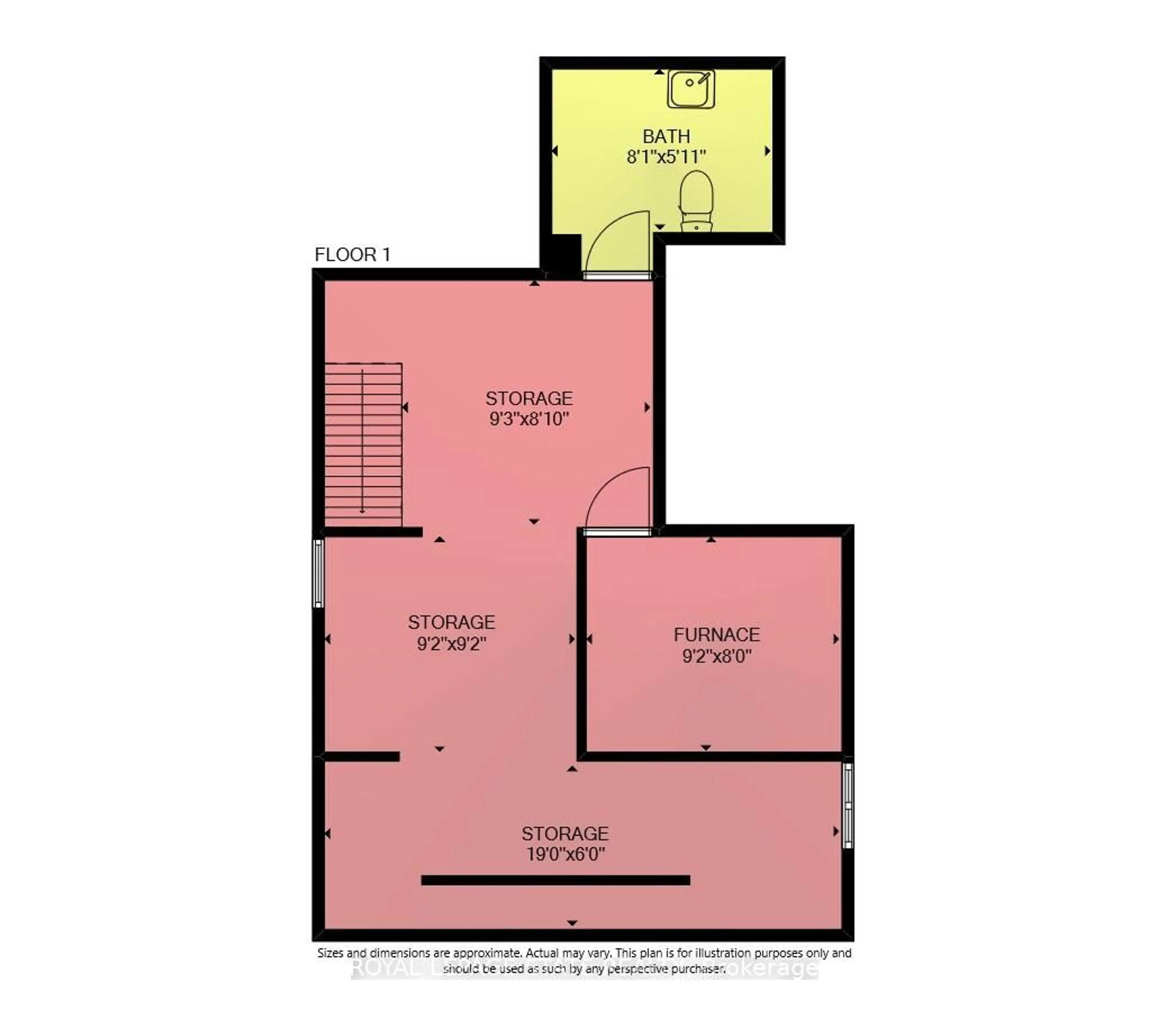 Floor plan for 30 Cambridge Ave, Hamilton Ontario L8H 1T5
