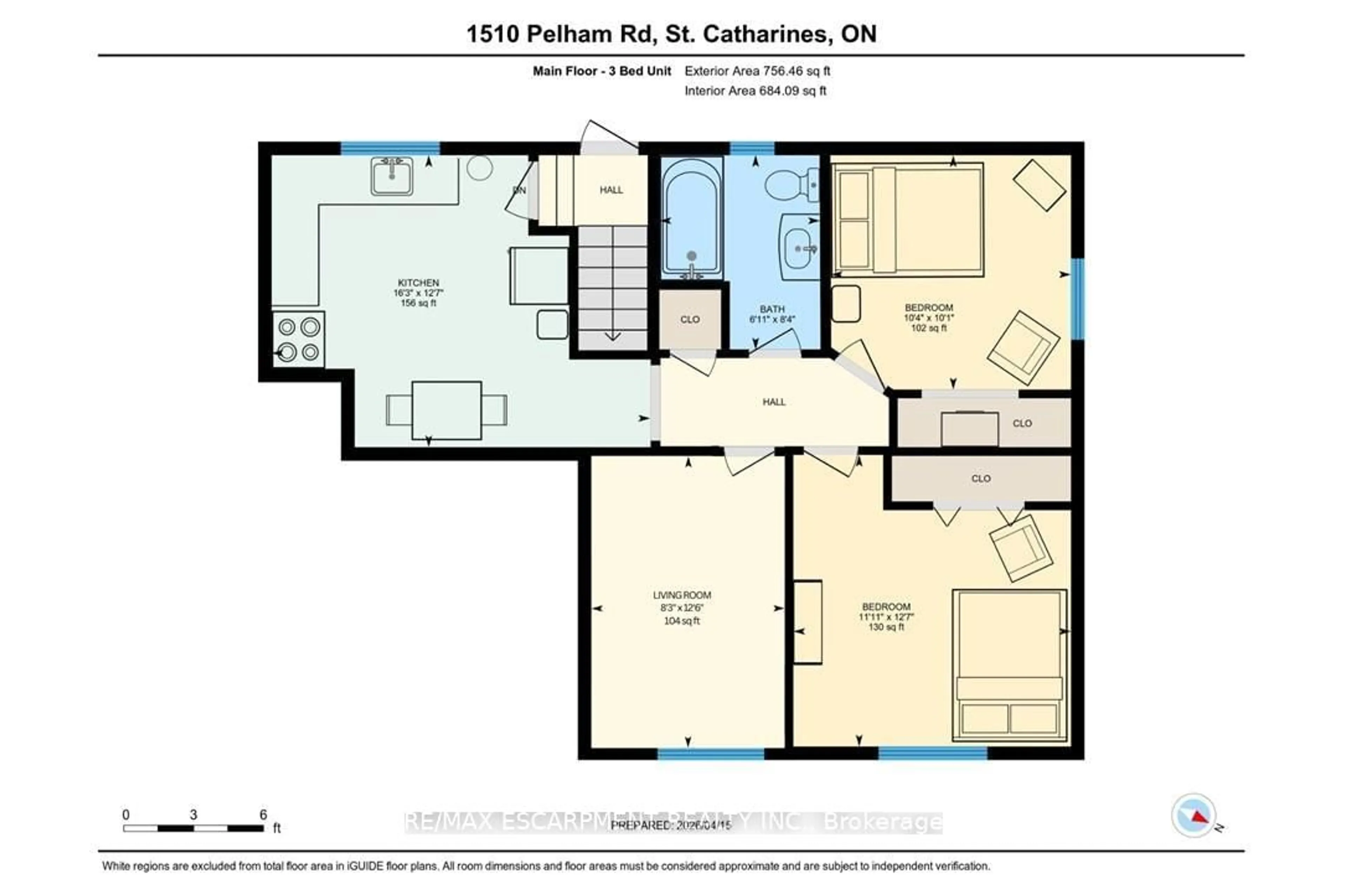 Floor plan for 1510 Pelham Rd, St. Catharines Ontario L2R 6P7