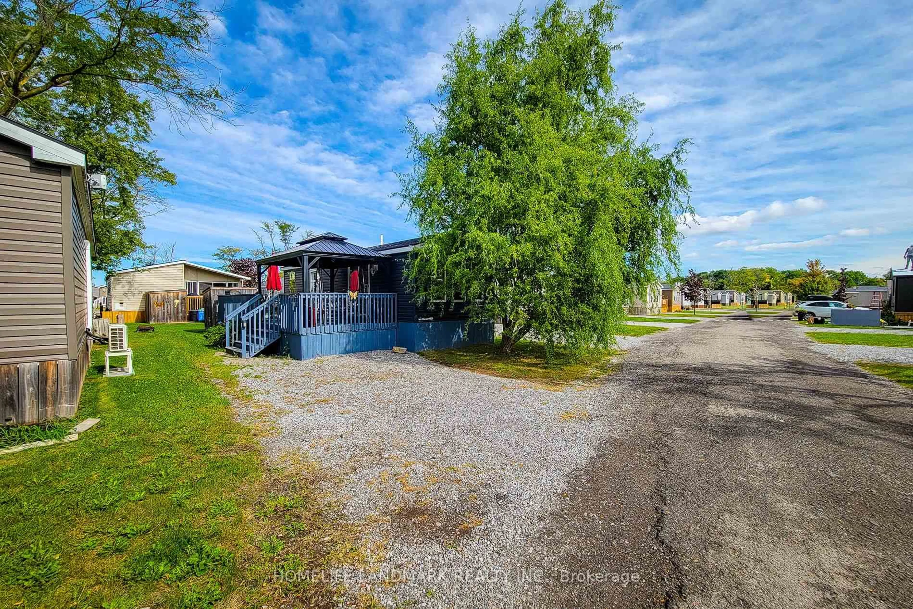 A pic from outside/outdoor area/front of a property/back of a property/a pic from drone, water/lake/river/ocean view for 1501 Line 8 Rd #232, Niagara-on-the-Lake Ontario L0S 1L0