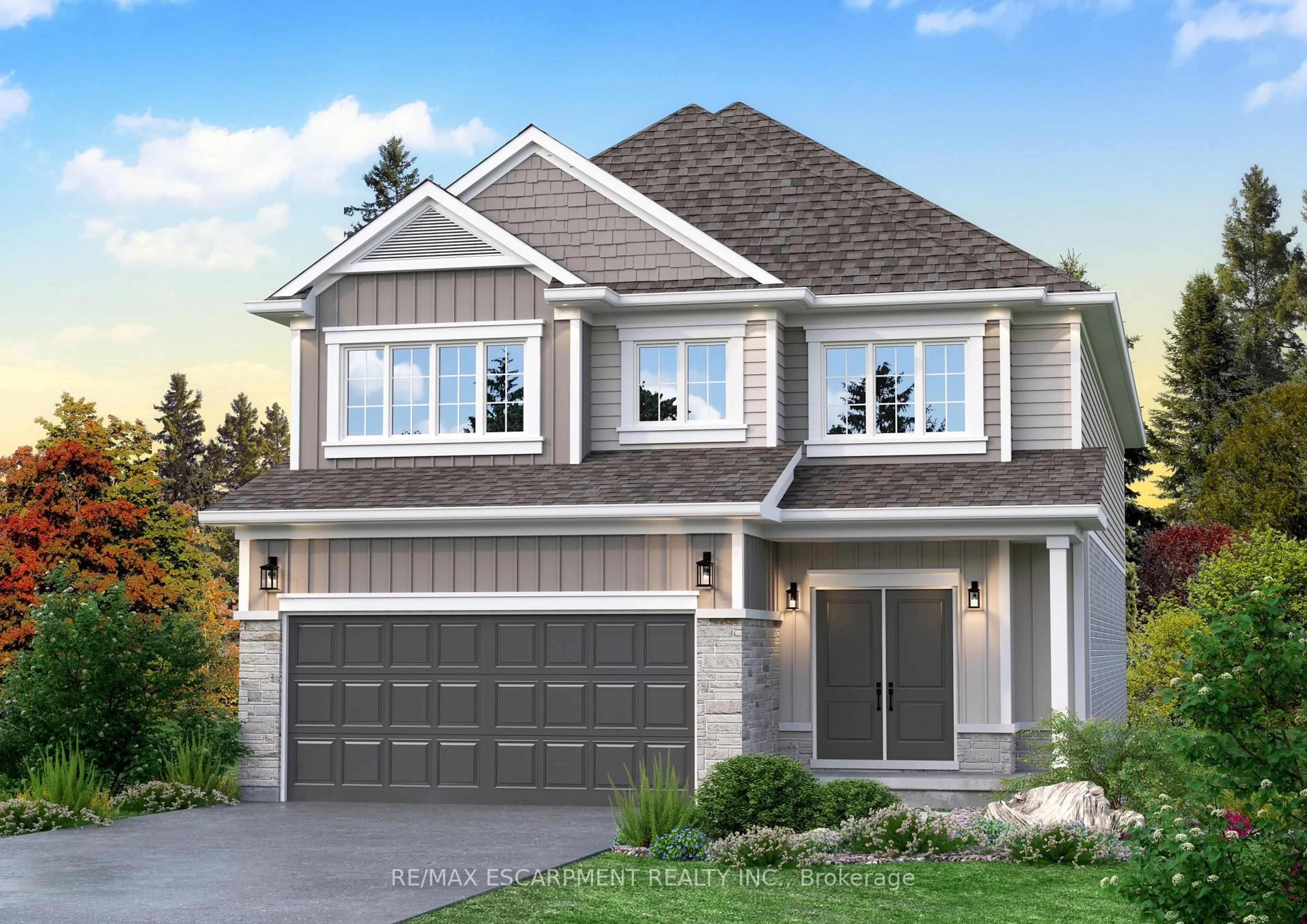 Home with brick exterior material, street for Lot 9 Kellogg Ave, Hamilton Ontario L0R 1W0