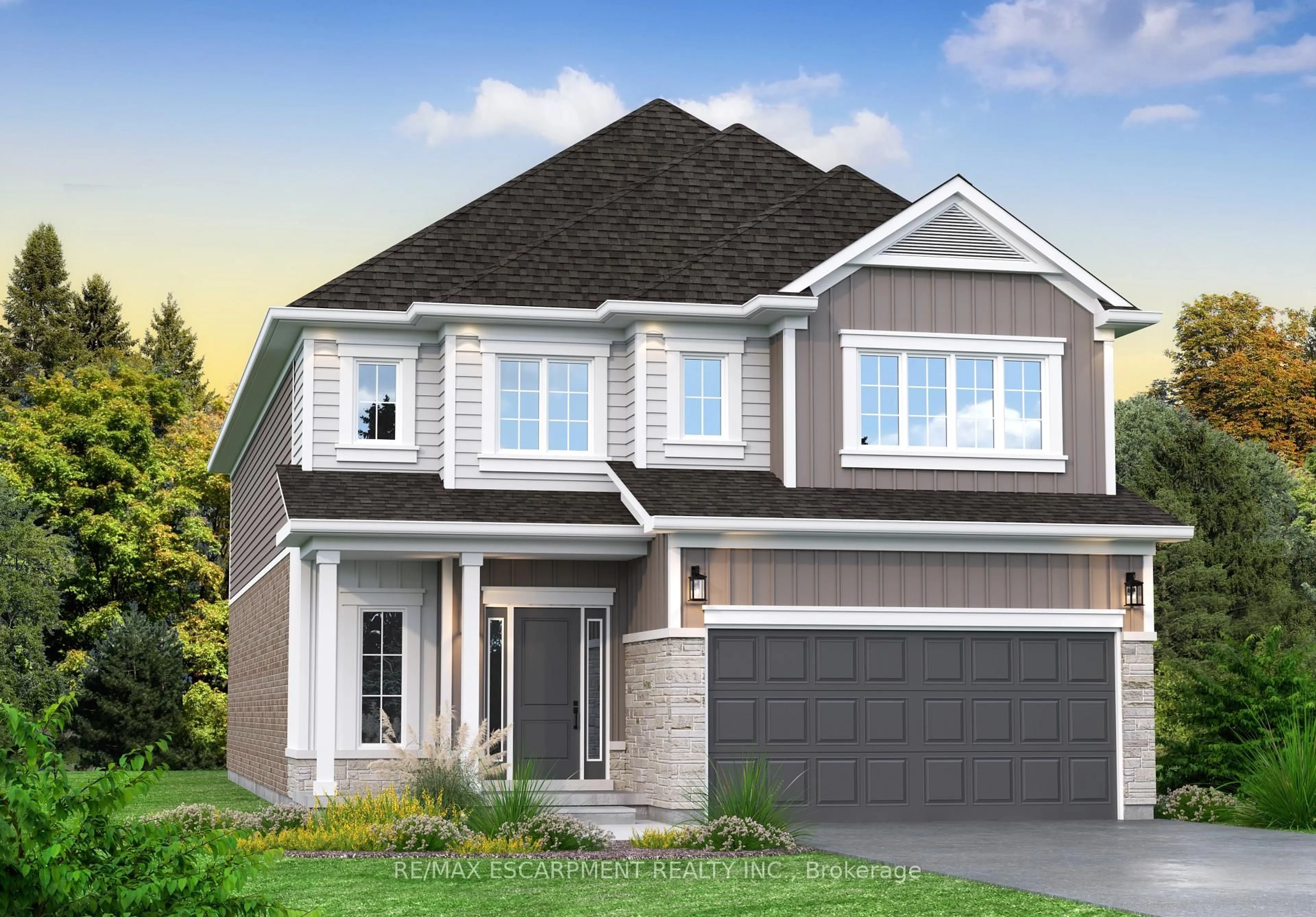 Home with brick exterior material, street for Lot 15 Kellogg Ave, Hamilton Ontario L0R 1W0