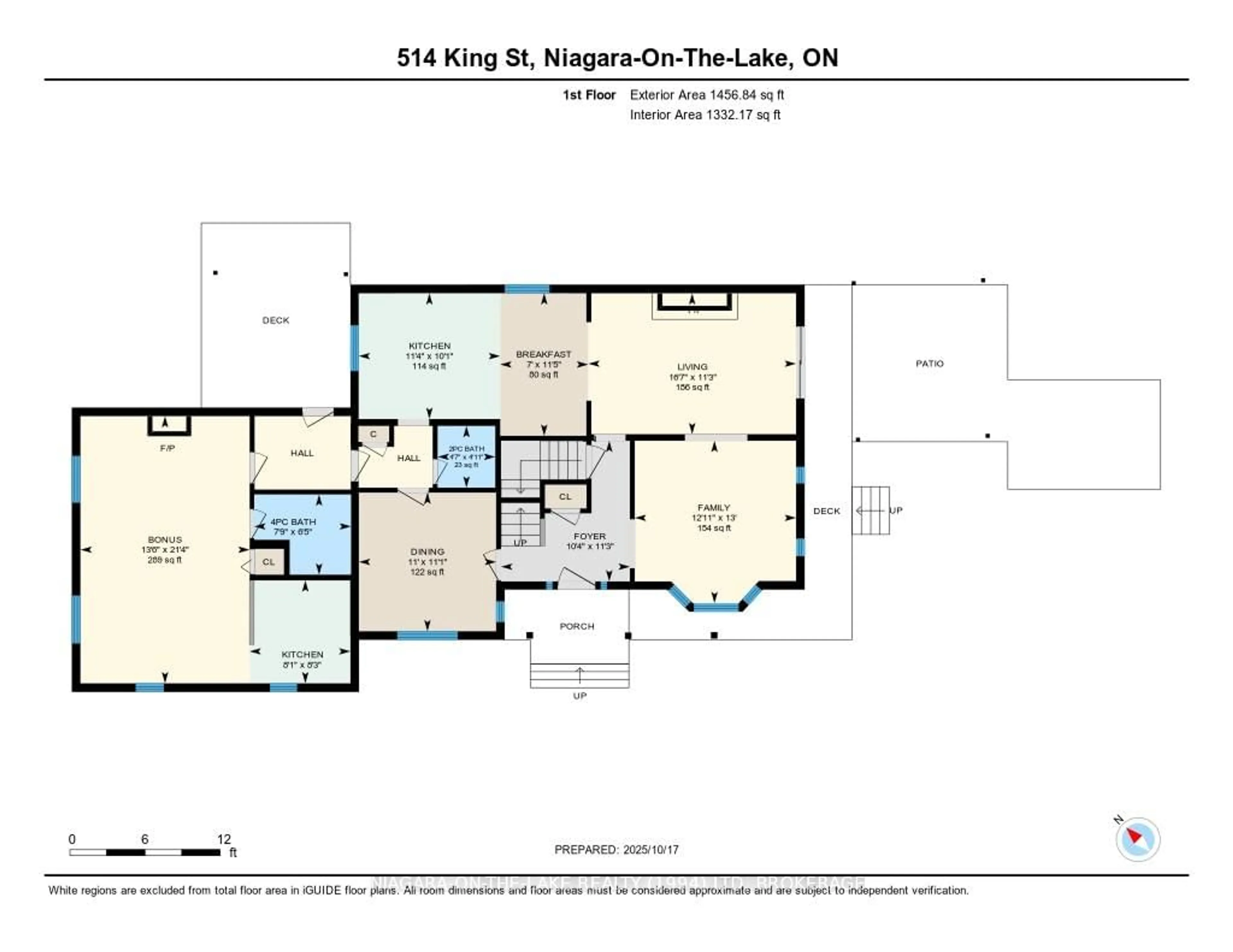 Floor plan for 514 King St, Niagara-on-the-Lake Ontario L0S 1J0