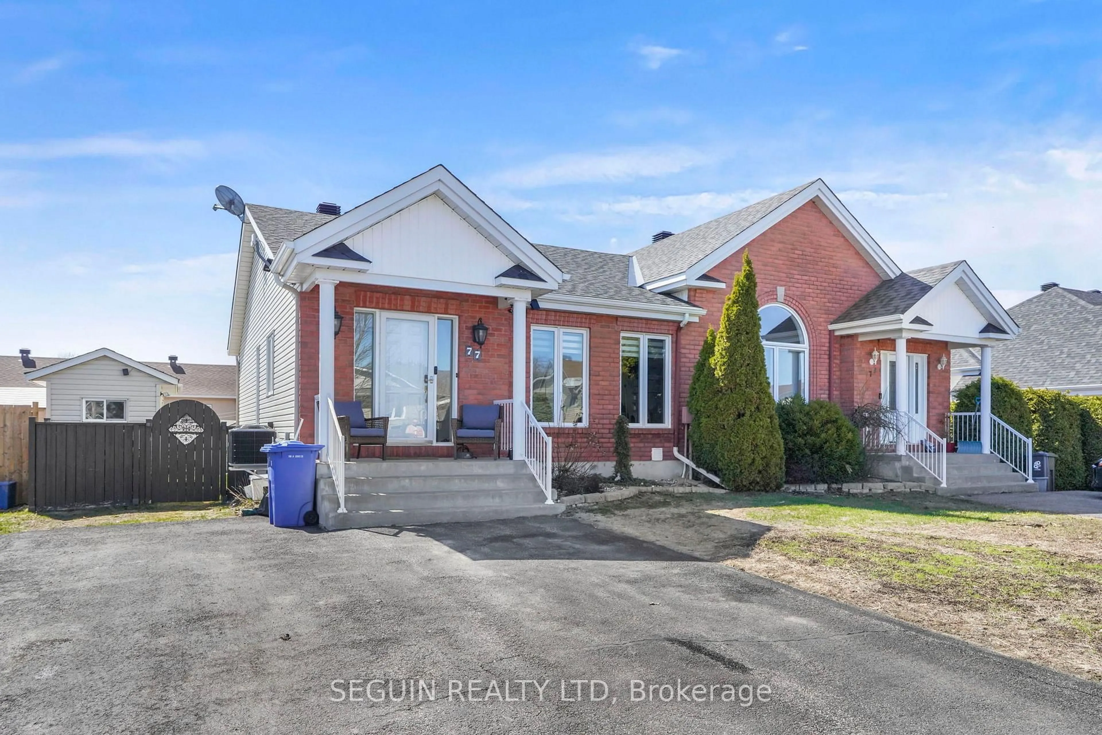 Home with brick exterior material, street for 77 Richard St, Alfred and Plantagenet Ontario K0B 1A0