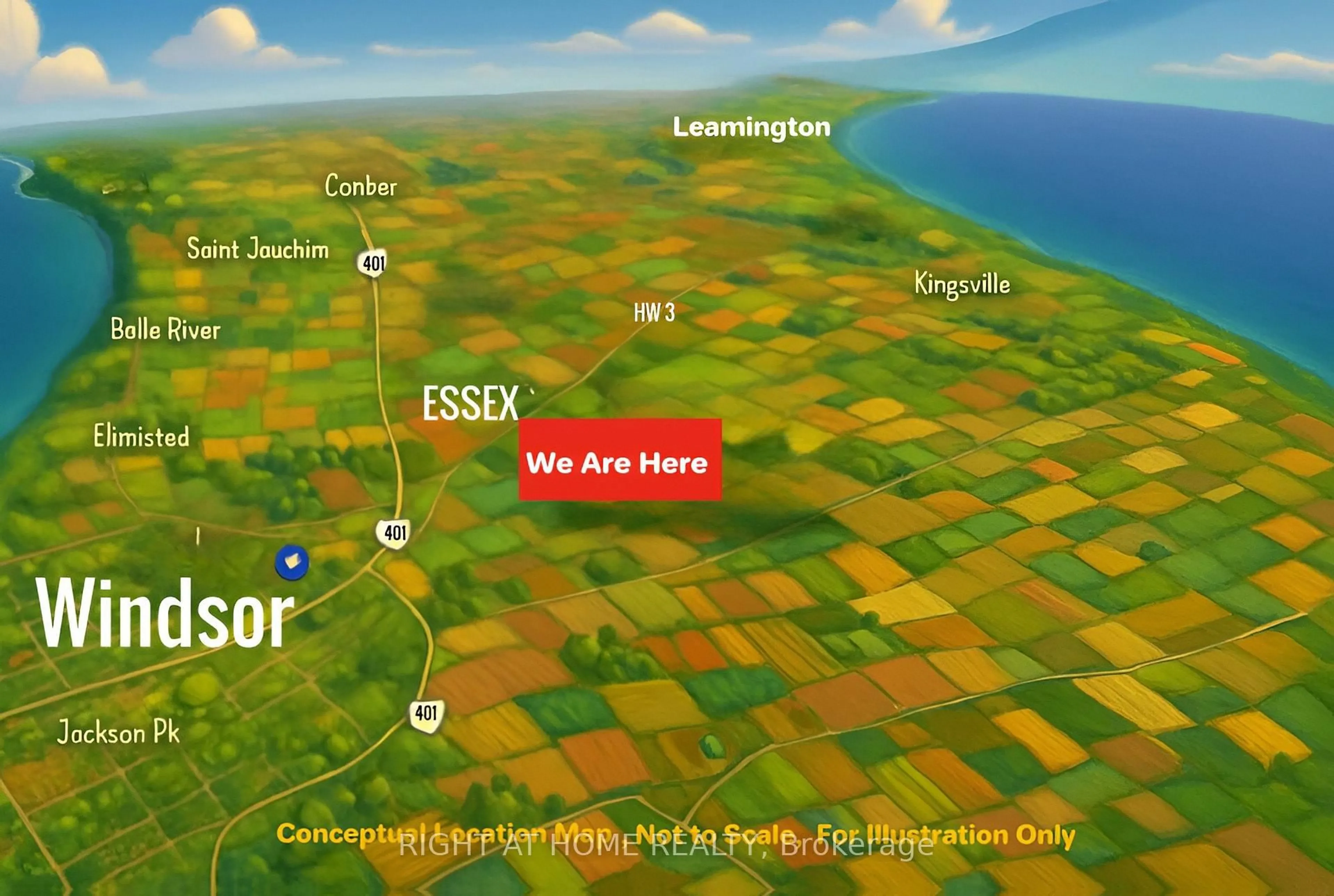 Picture of a map for PT LT 30 CON Batten Side Rd, Essex Ontario N8M 2X6