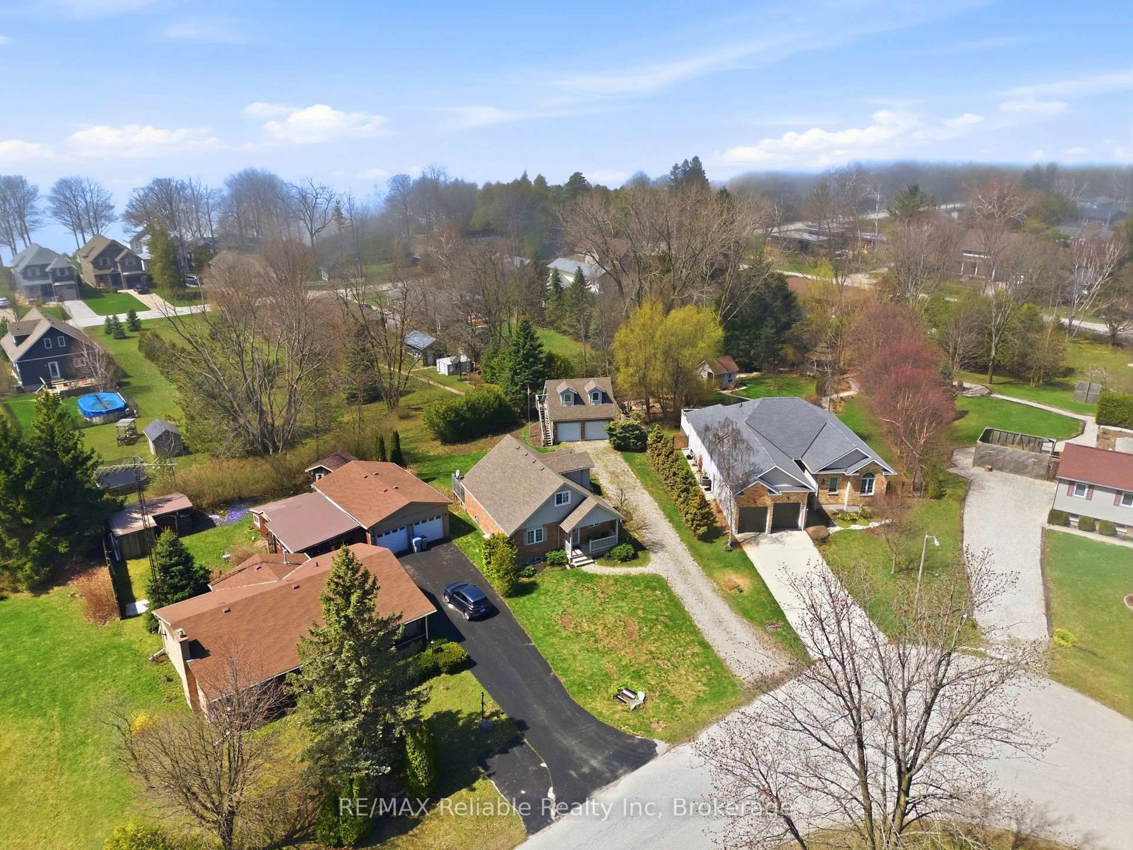 A pic from outside/outdoor area/front of a property/back of a property/a pic from drone, street for 13 Ducharme Cres, Bluewater Ontario N0M 1G0