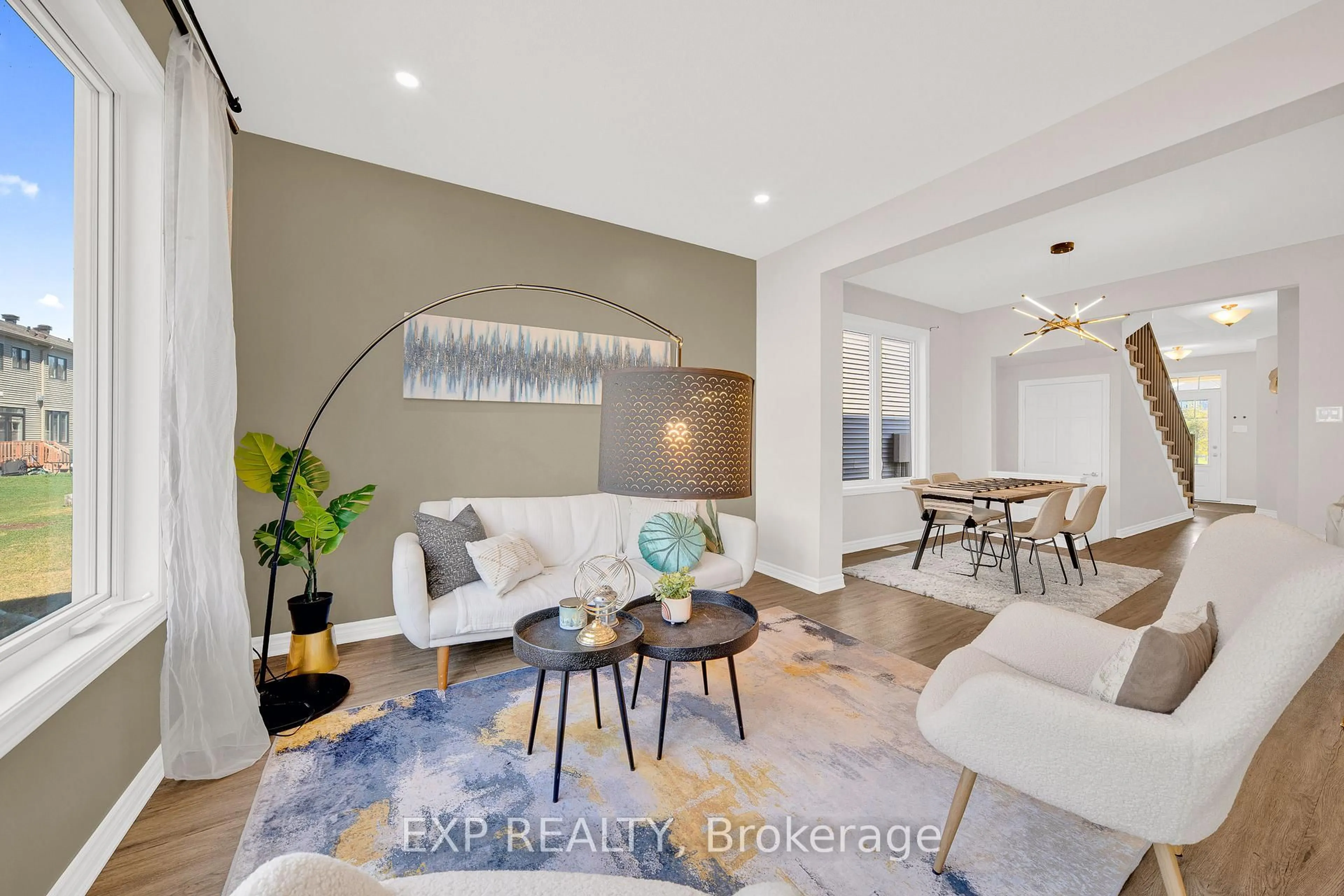 Living room with furniture, unknown for 215 Merak Way, Ottawa Ontario K2J 6N7