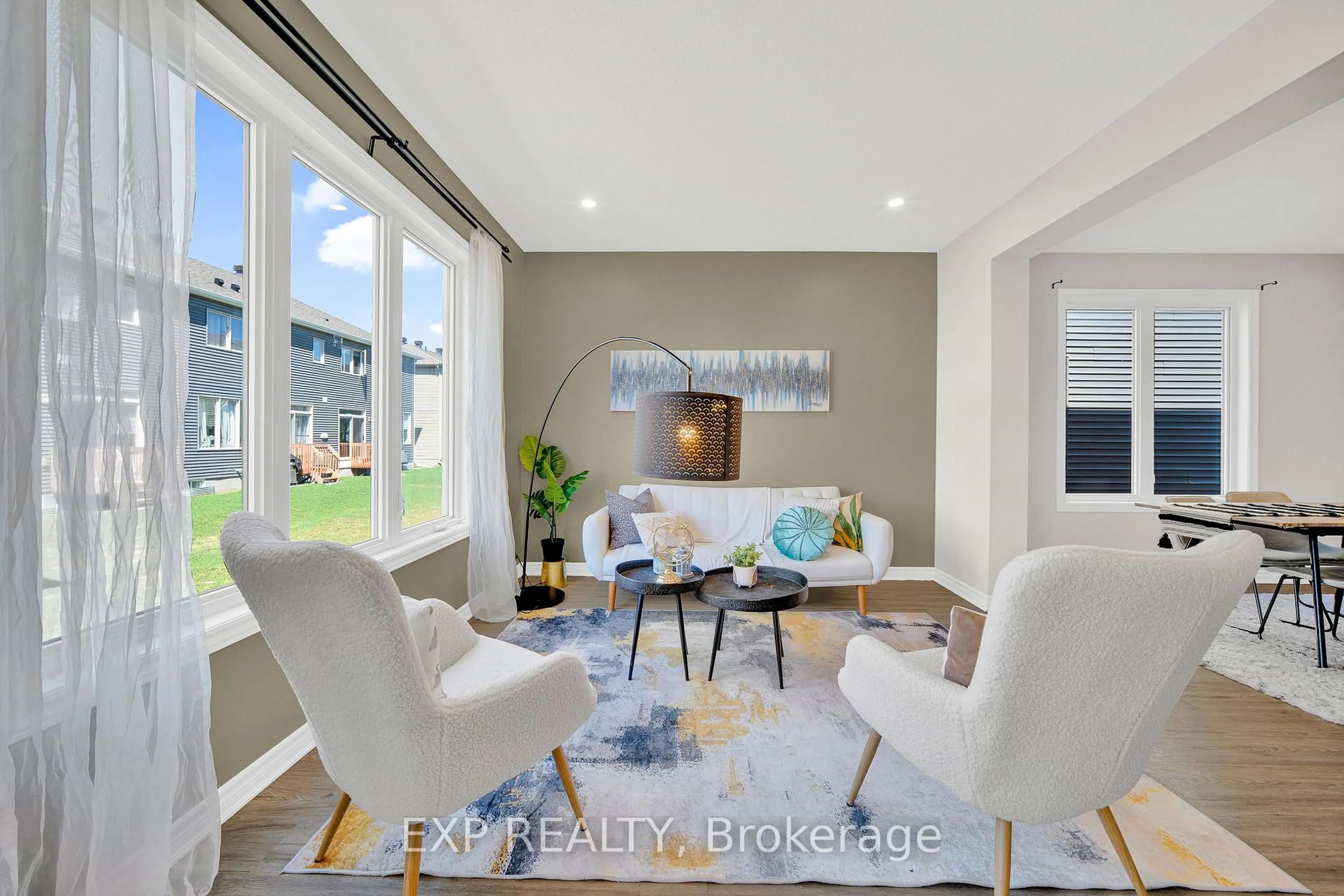 Living room with furniture, unknown for 215 Merak Way, Ottawa Ontario K2J 6N7