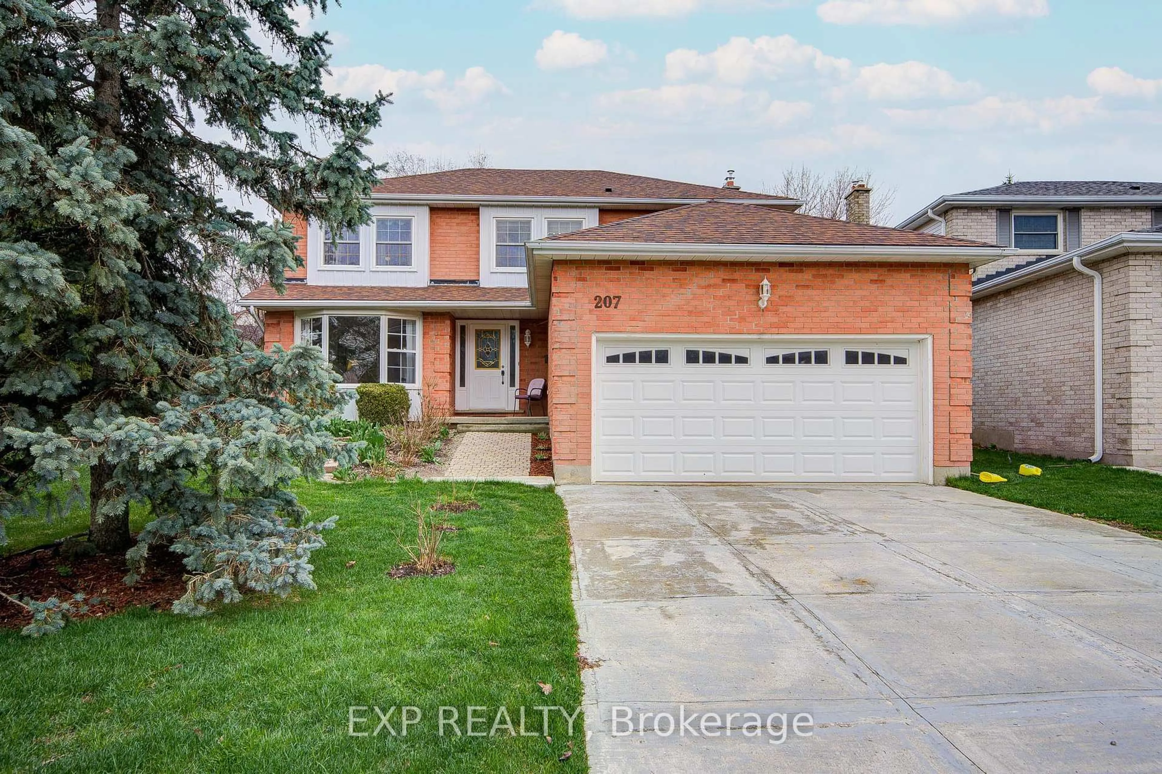 Home with brick exterior material, street for 207 Stoke Dr, Kitchener Ontario N2N 2C3