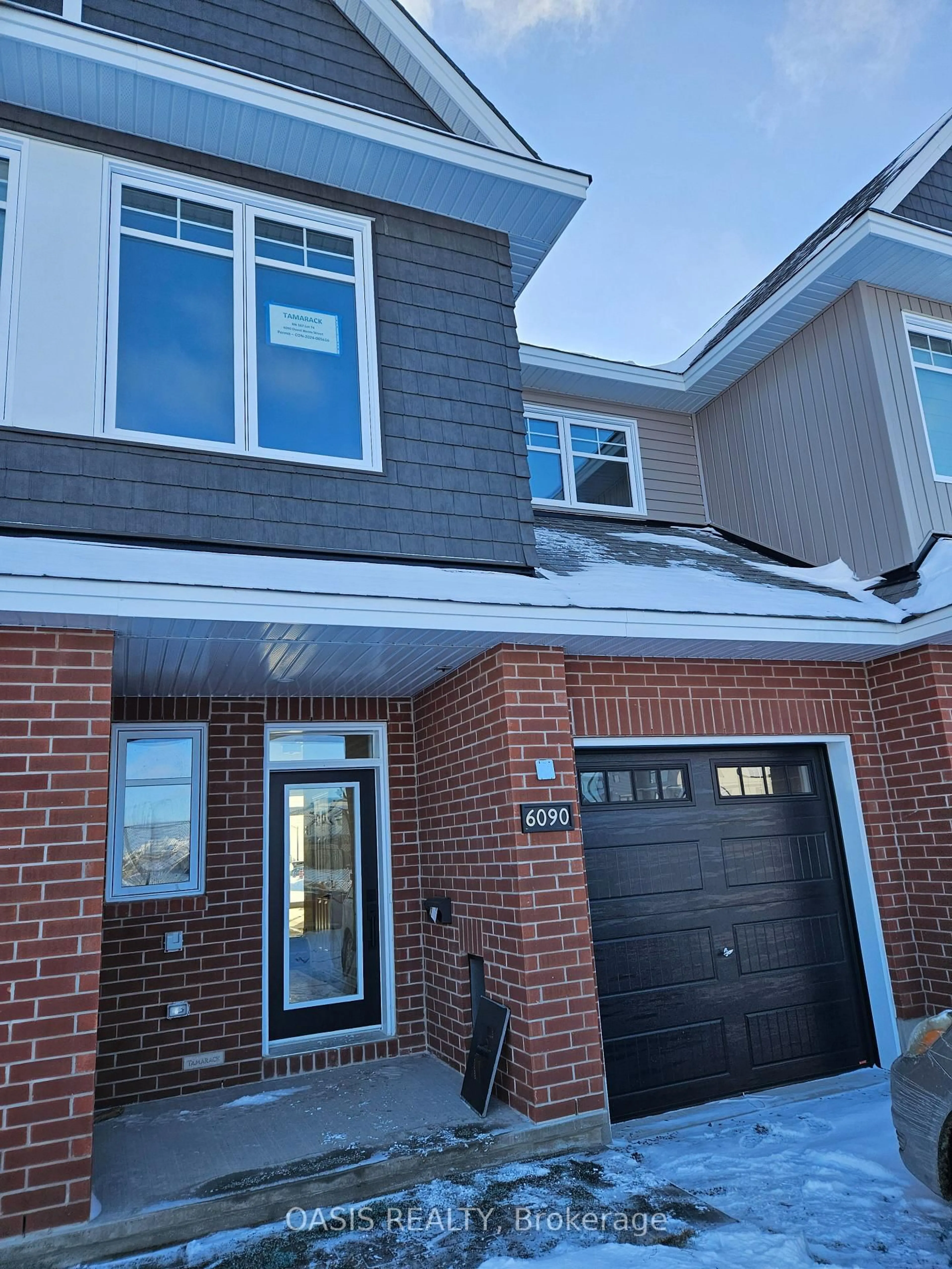 Home with brick exterior material, street for 6090 David Weins St, Stittsville Ontario K2S 3H6