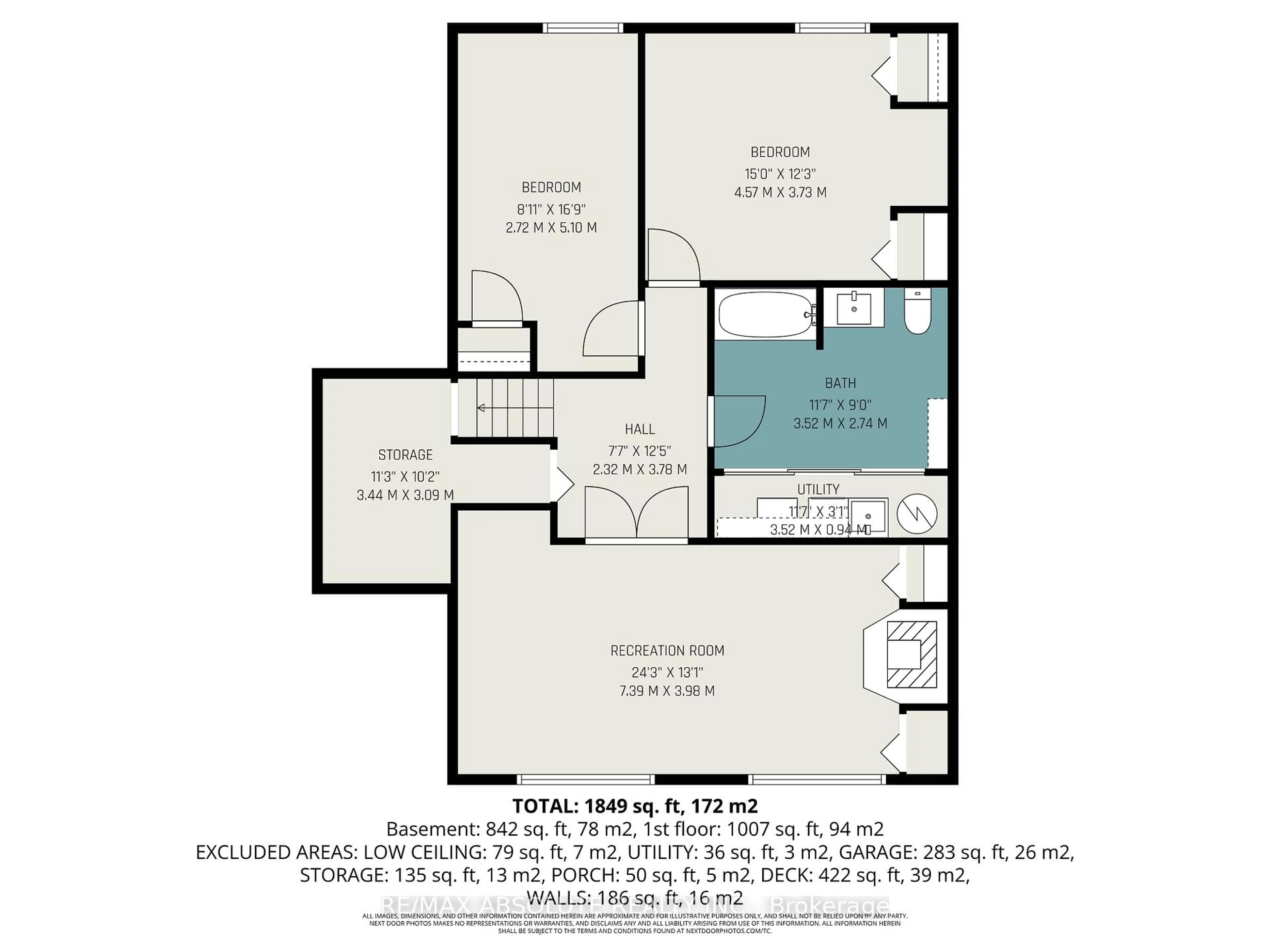 Floor plan for 258 Gore St, Almonte Ontario K0A 1A0