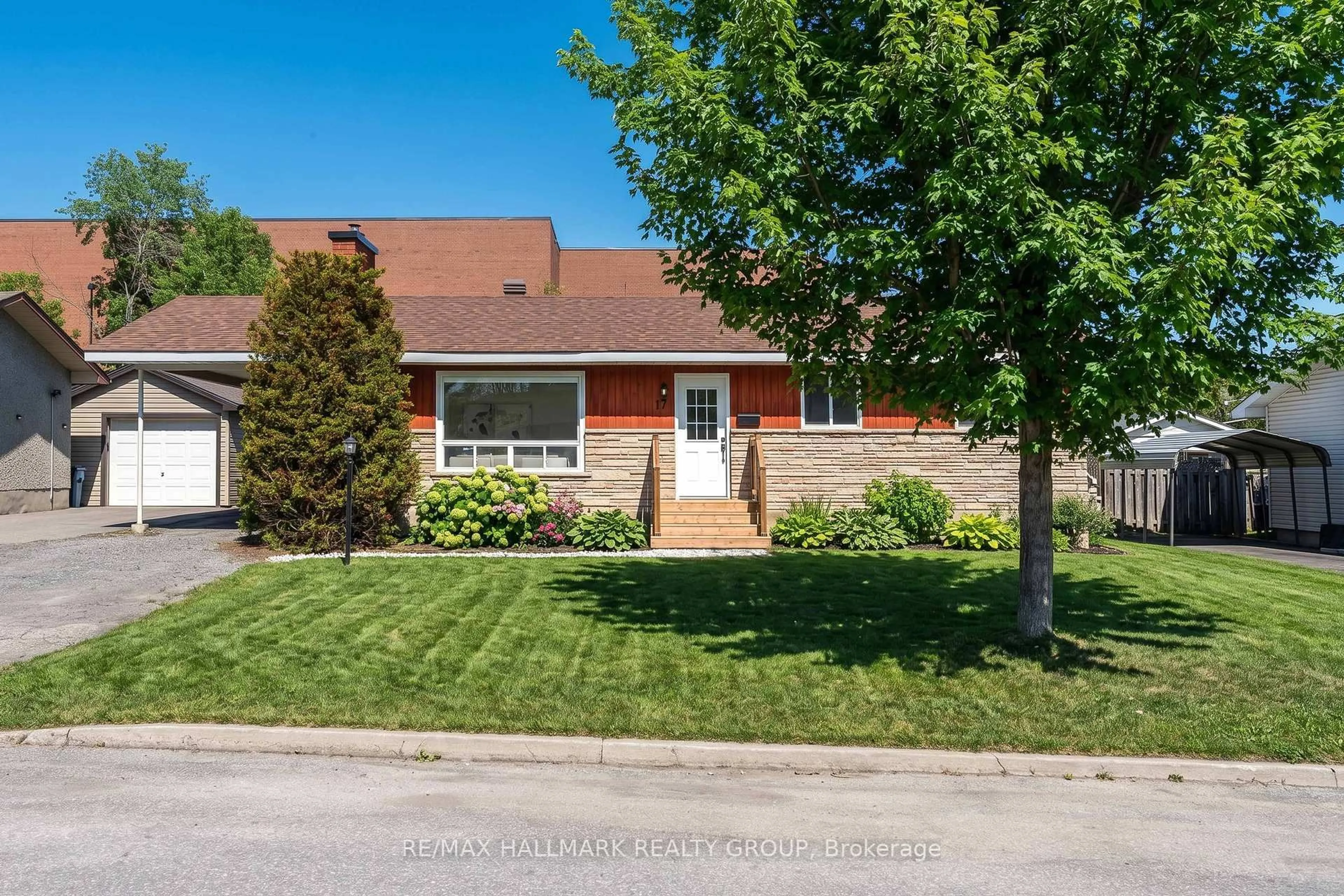 Home with brick exterior material, street for 17 Wolmsley Cres, Ottawa Ontario K2G 1J3
