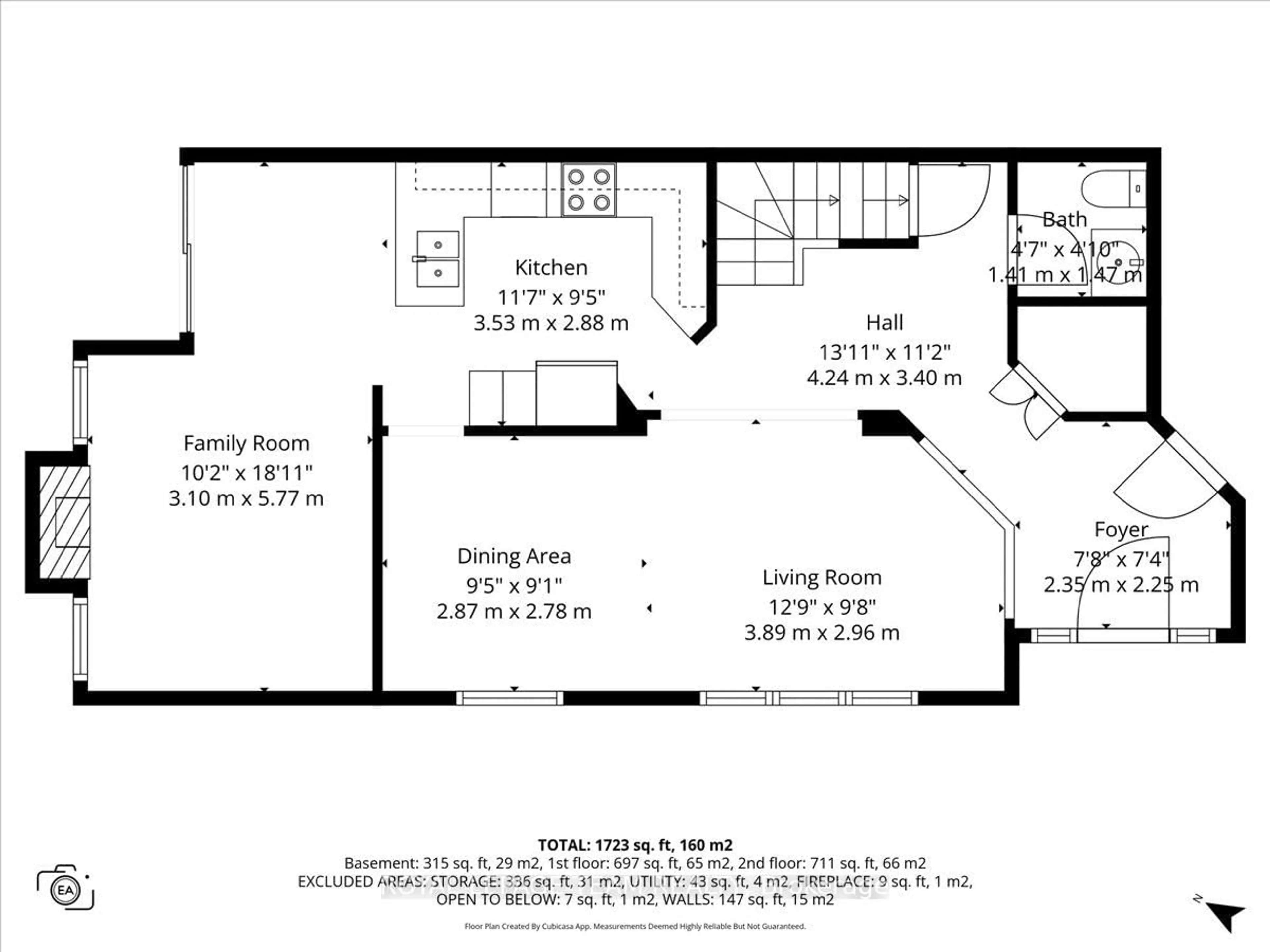 Floor plan for 79 Saddlesmith Circ, Ottawa Ontario K2M 2Y5