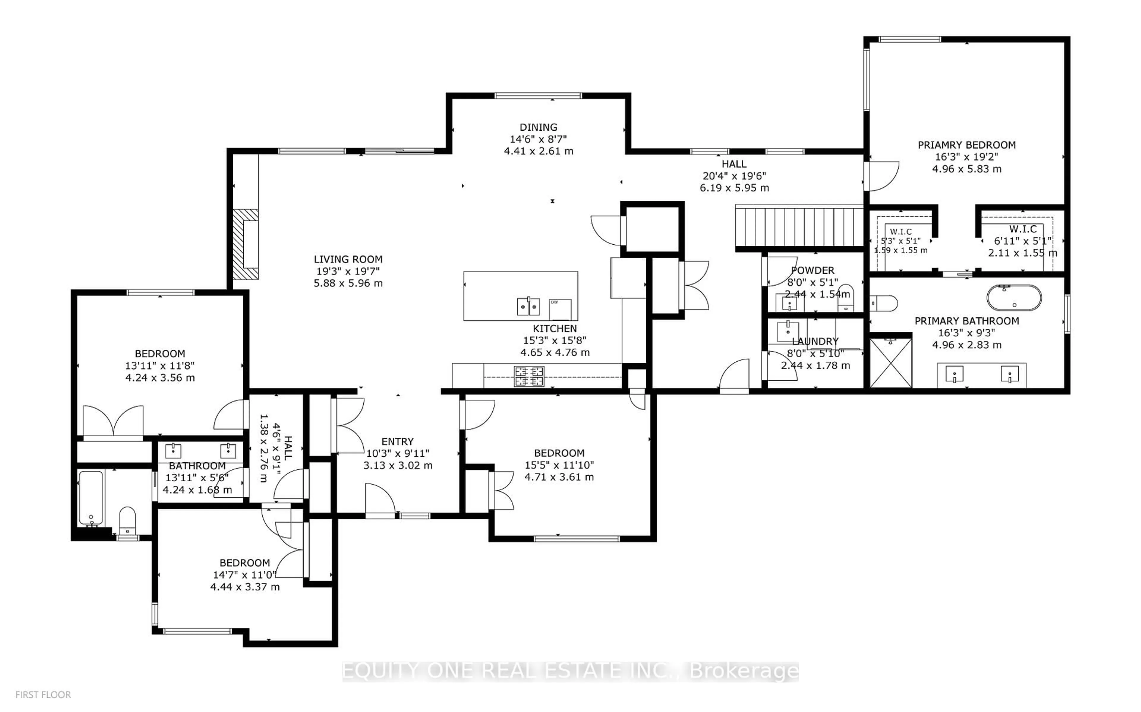 Floor plan for 415 Shoreway Dr, Ottawa Ontario K4P 0G4