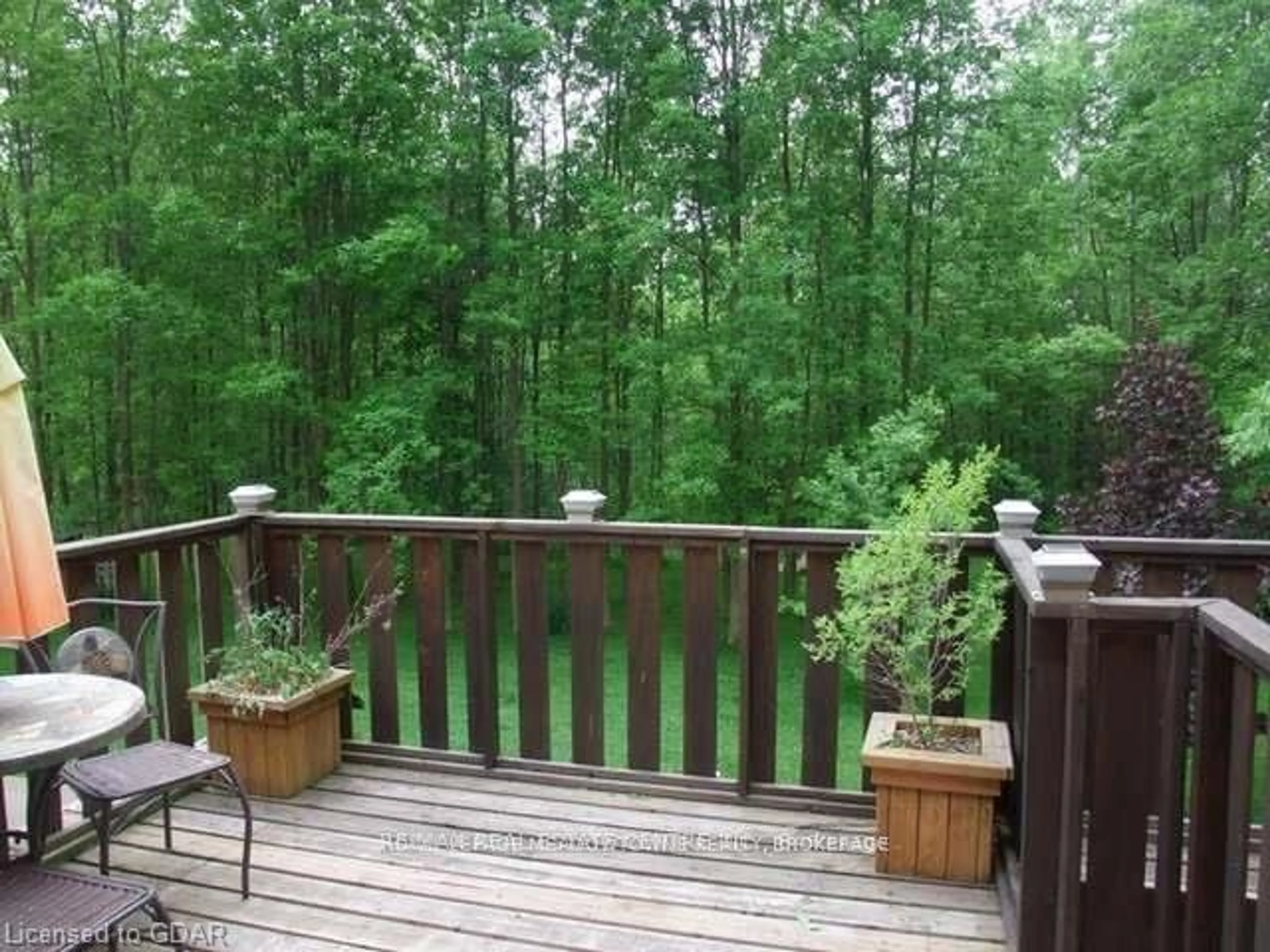 Patio, forest/trees view for 9438 Wellington Rd 42 Rd, Erin Ontario N0B 1H0