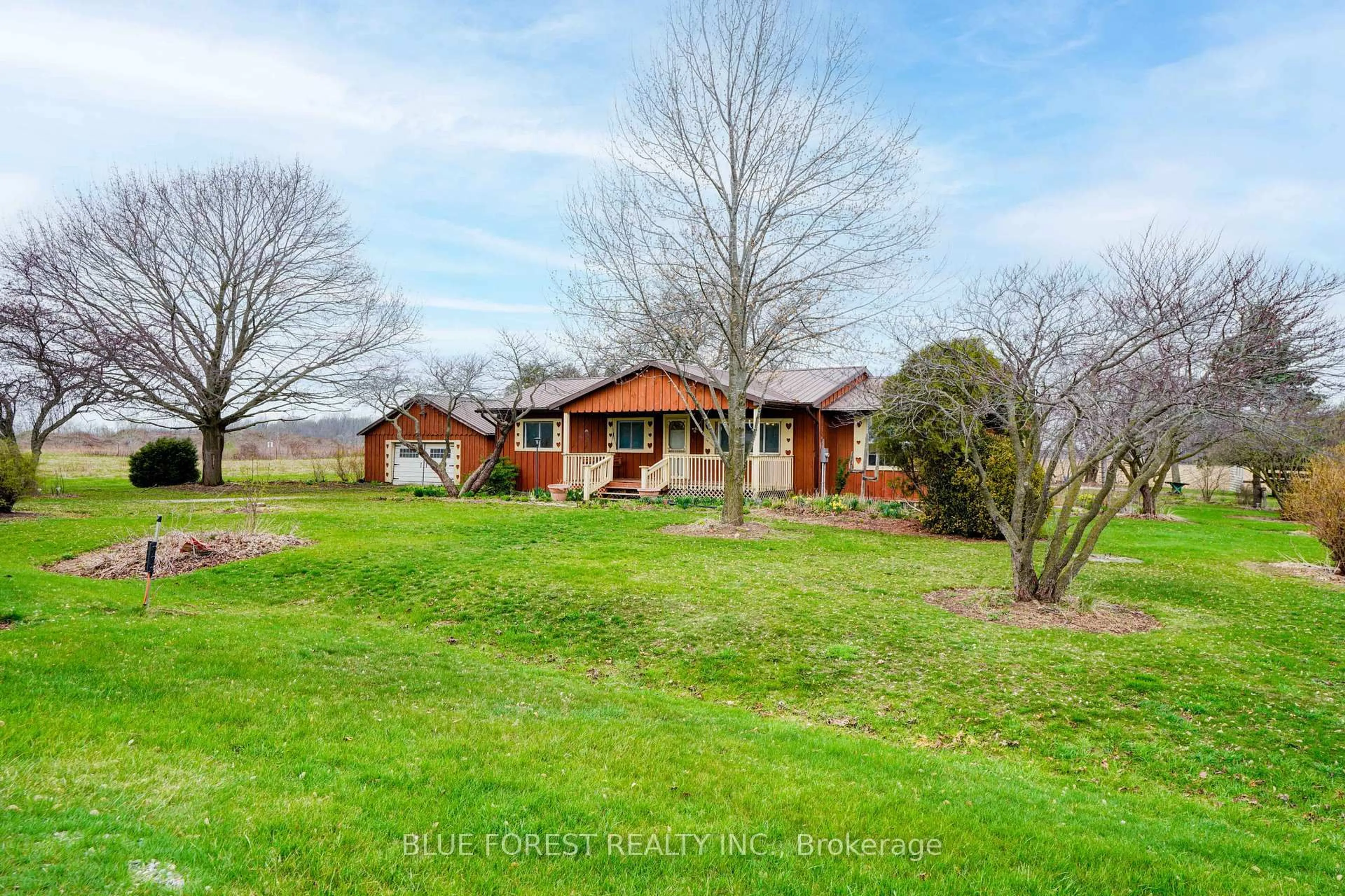 A pic from outside/outdoor area/front of a property/back of a property/a pic from drone, water/lake/river/ocean view for 21698 Johnston Line, West Elgin Ontario N0L 2N0