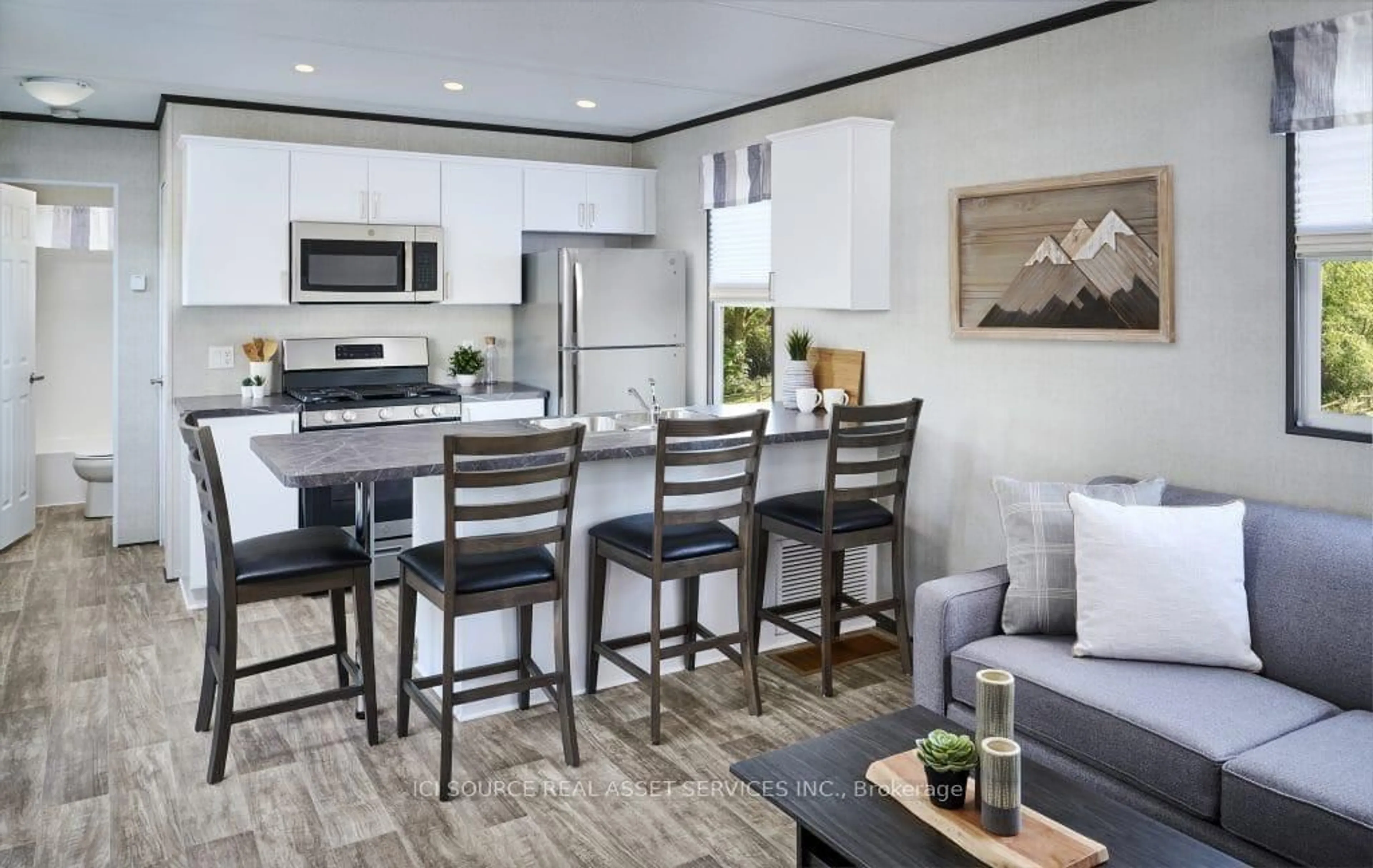 Open concept kitchen, unknown for 7100 County Rd 18 #GETAWAY, Alnwick/Haldimand Ontario K0K 2X0