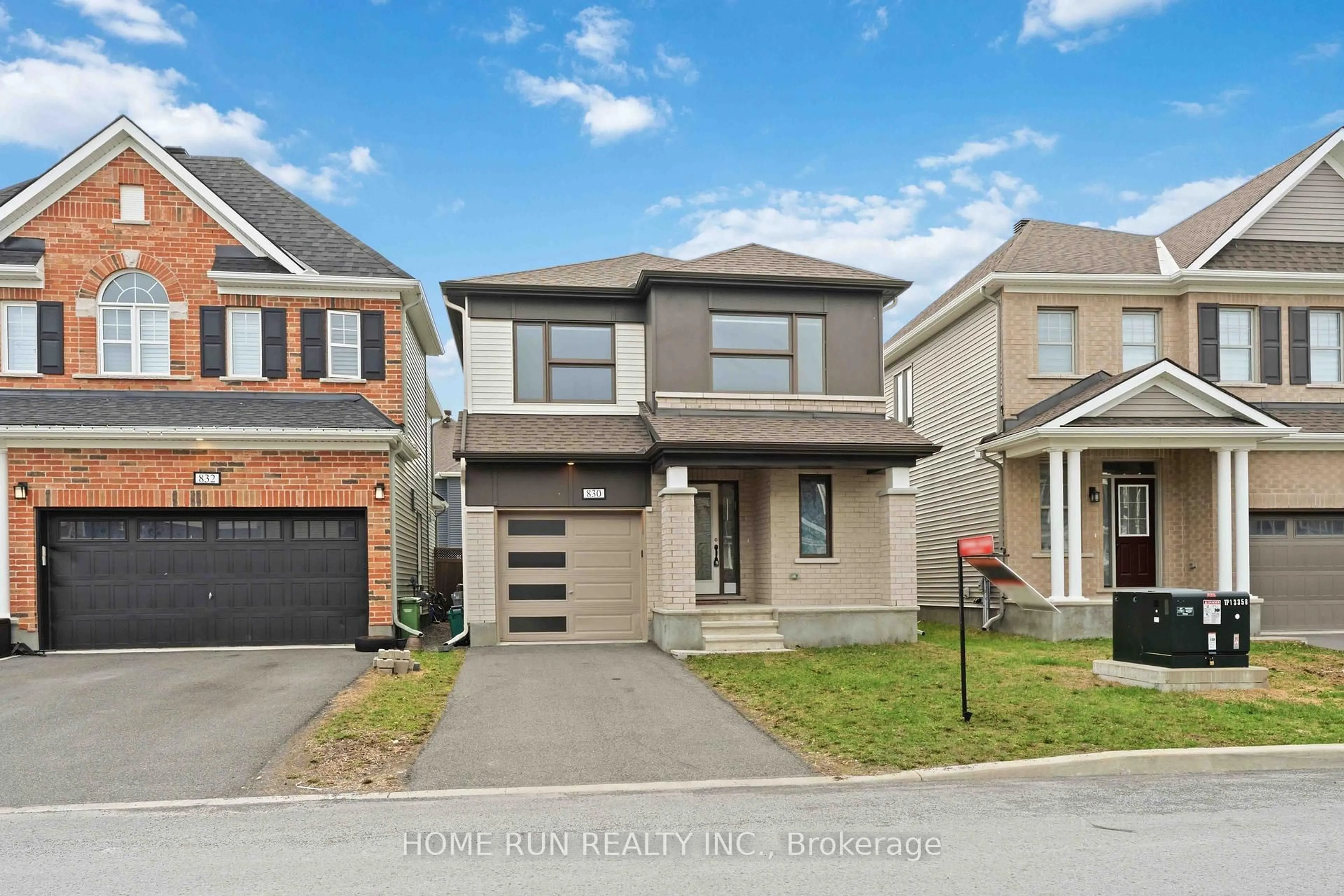 Home with brick exterior material, street for 830 Regulus Rdge, Ottawa Ontario K2J 6S9