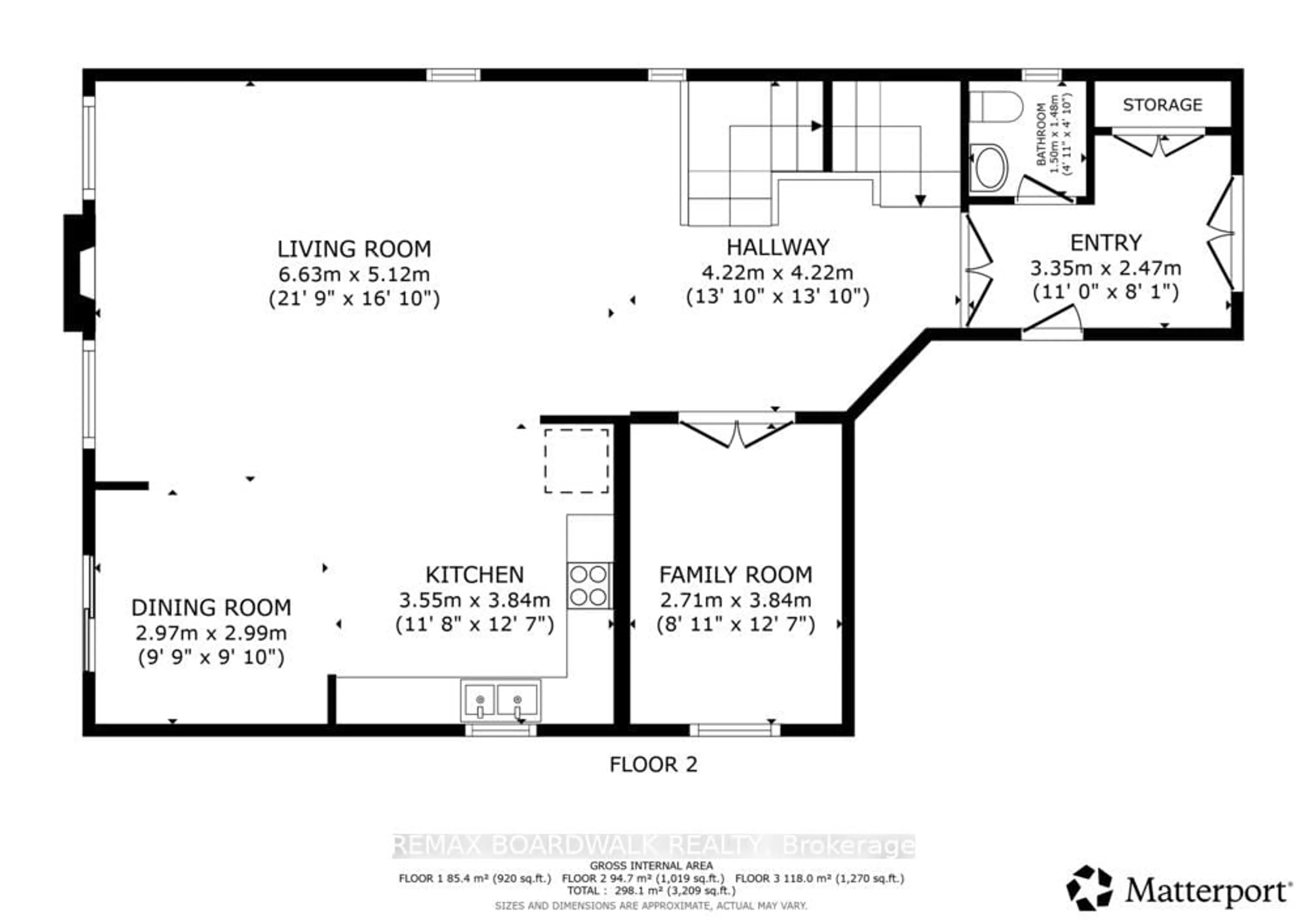 Floor plan for 241 Denali Way, Stittsville Ontario K2S 0N1