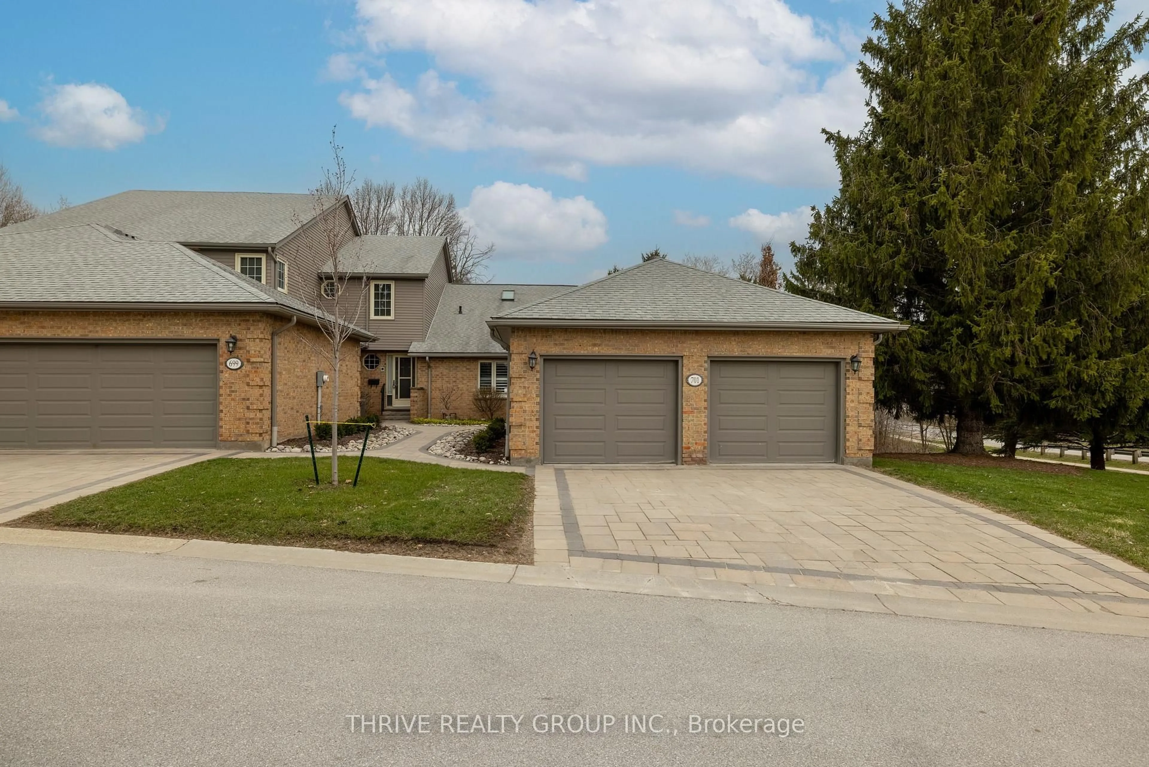 Home with brick exterior material, street for 701 Lansdowne Ave #25, Woodstock Ontario N4T 1K1